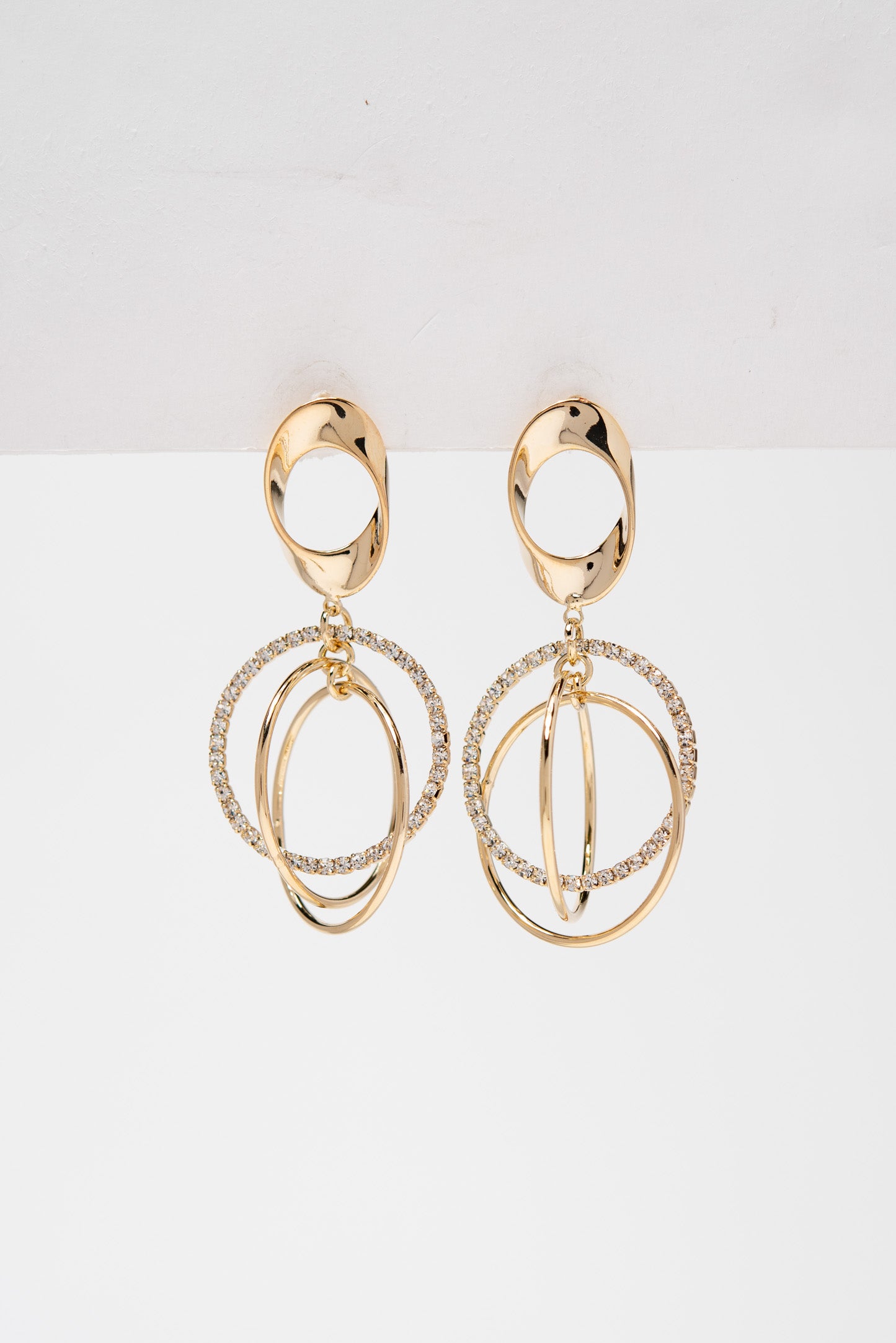 Clementine Stone & Hoop Earrings