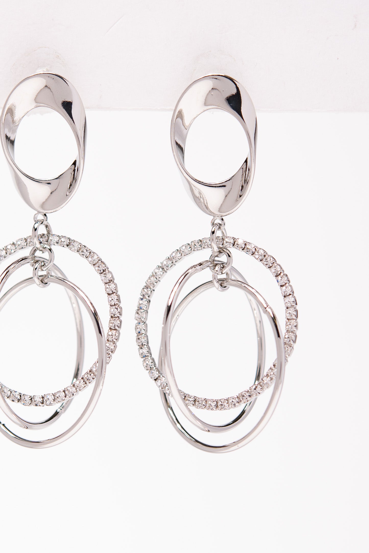 Clementine Stone & Hoop Earrings