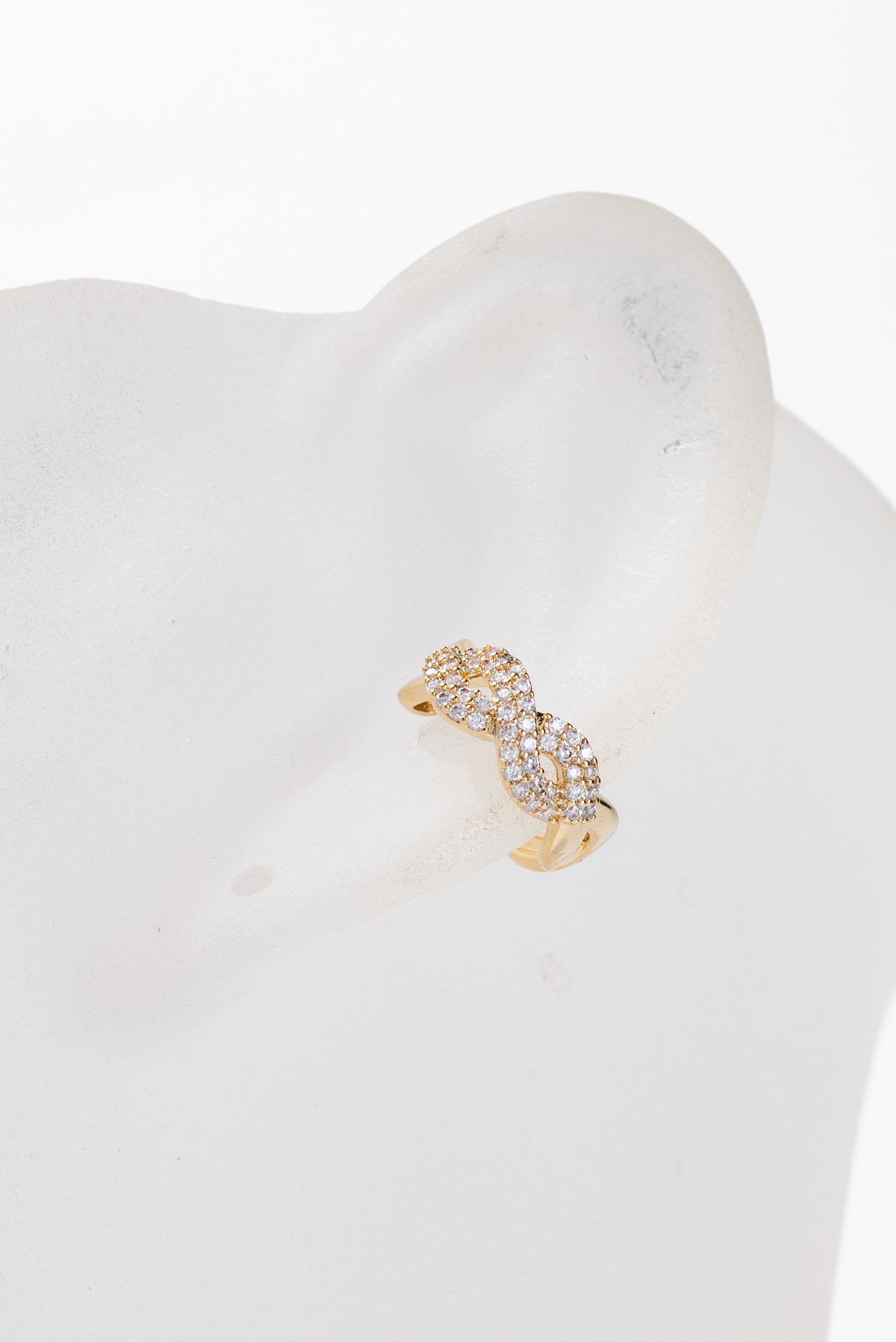 Lori CZ Wrap Cuff Earring | Gold
