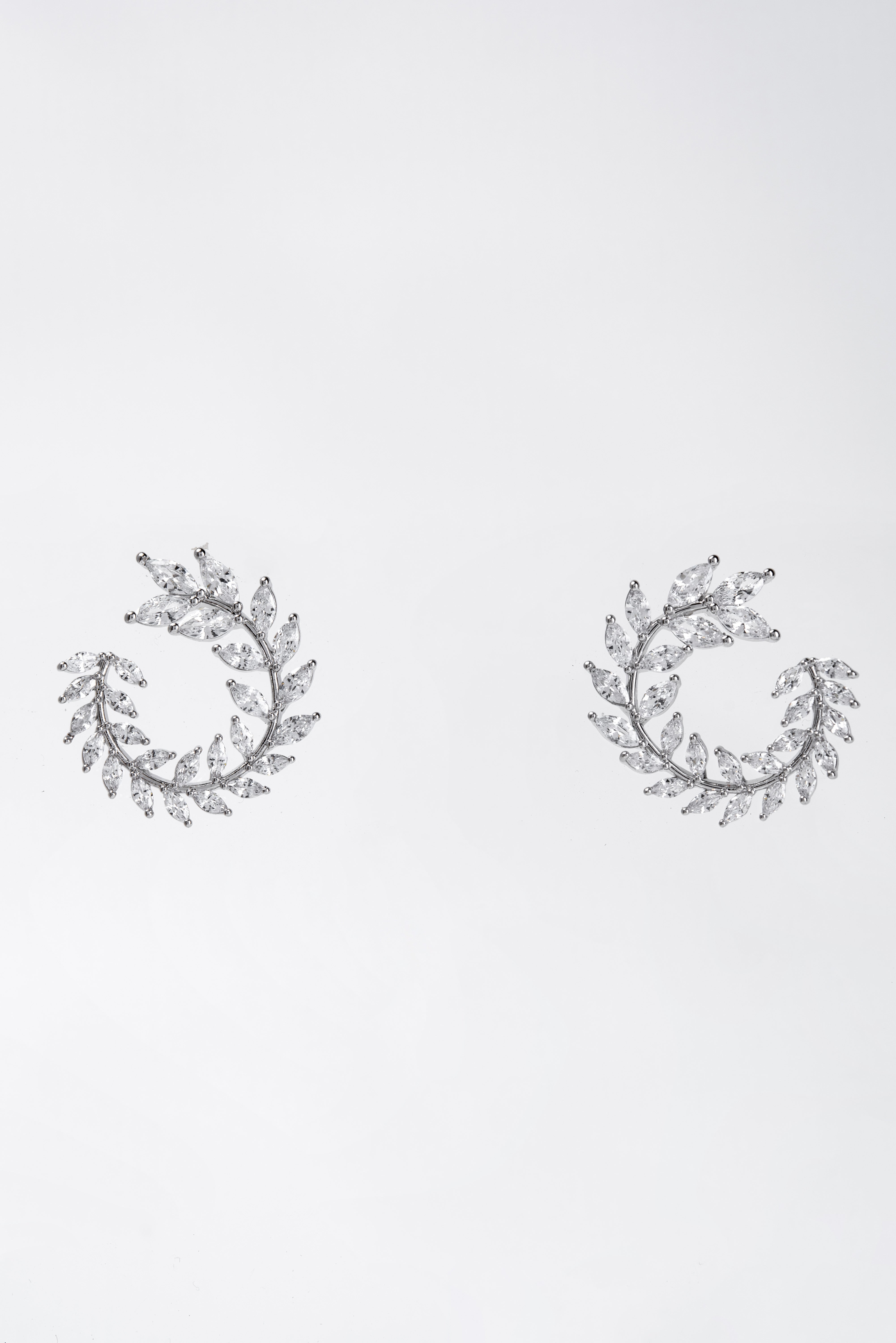 Milani Vine CZ Post Earrings