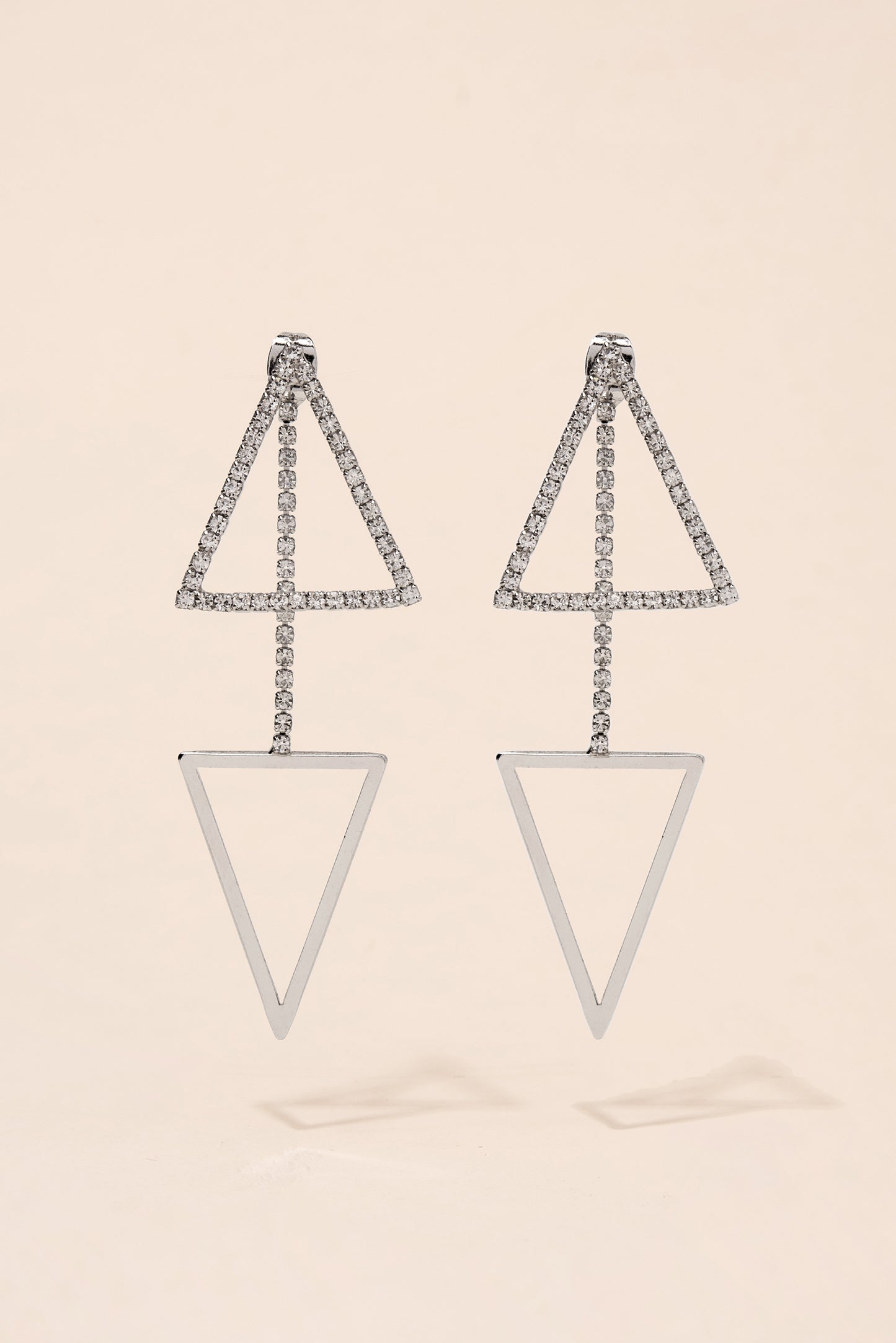 Whitney Triangle Drop Post Earrings