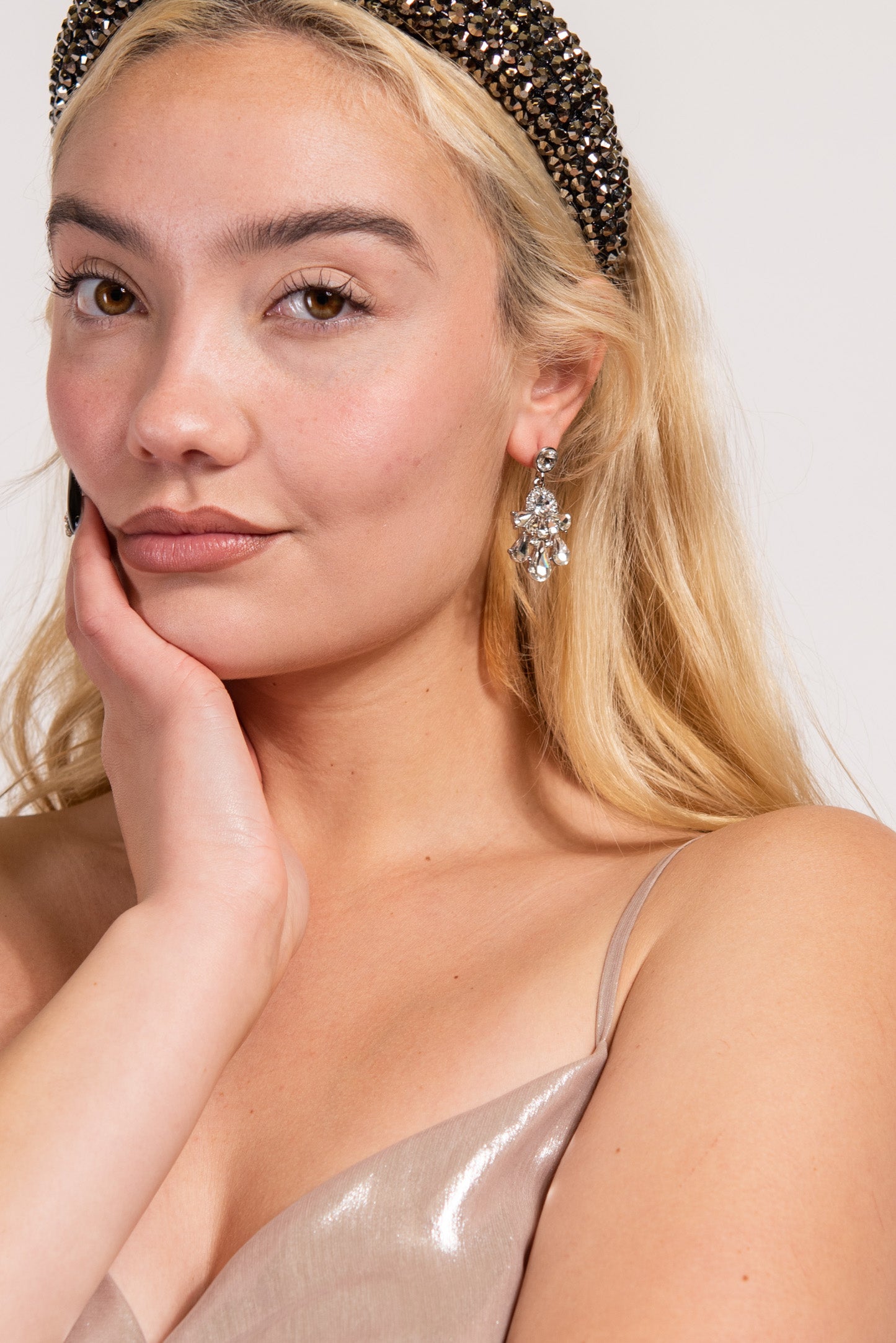 Janet Small Teardrop Chandelier Earrings