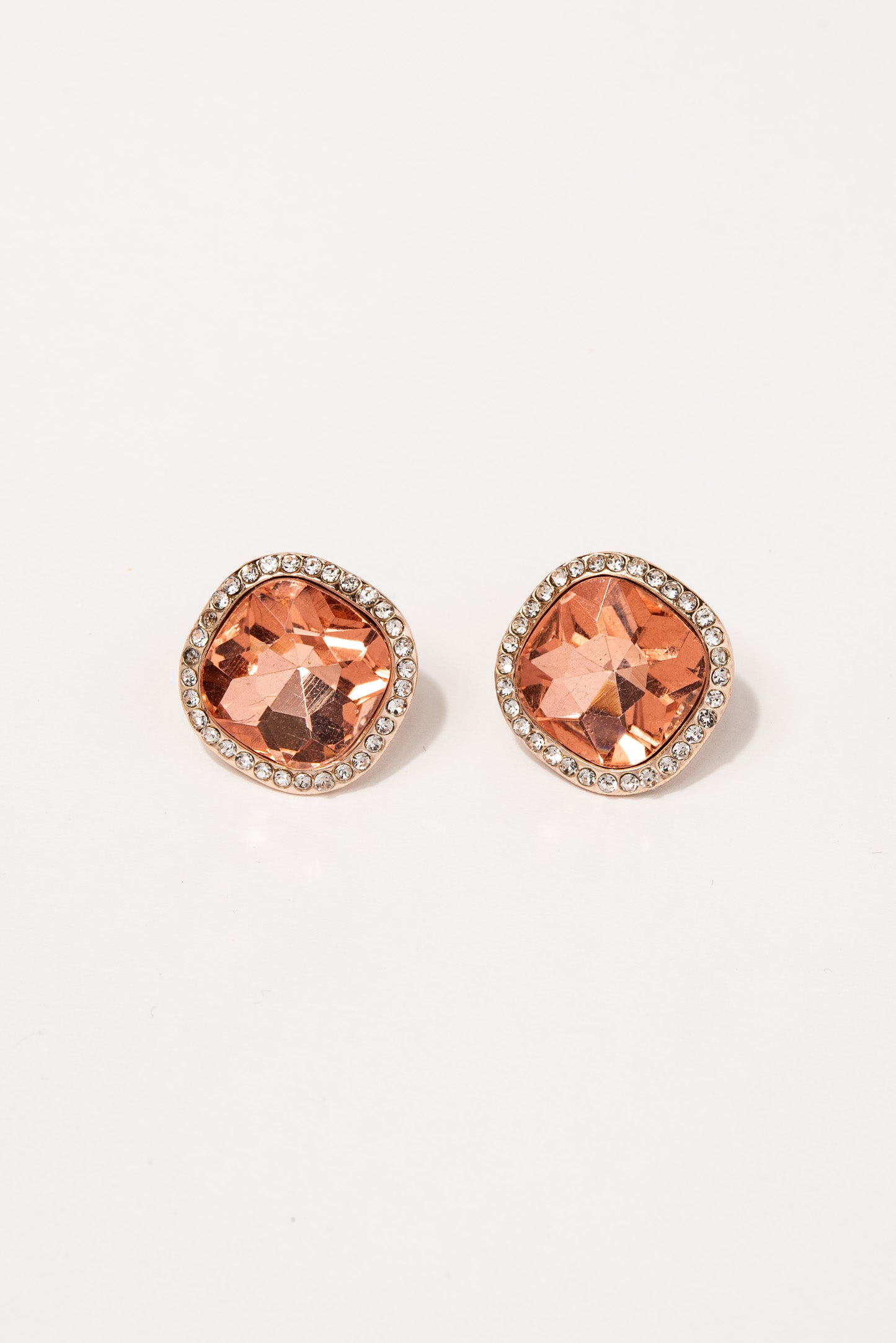 Gemma Diamond Halo Stud Earrings