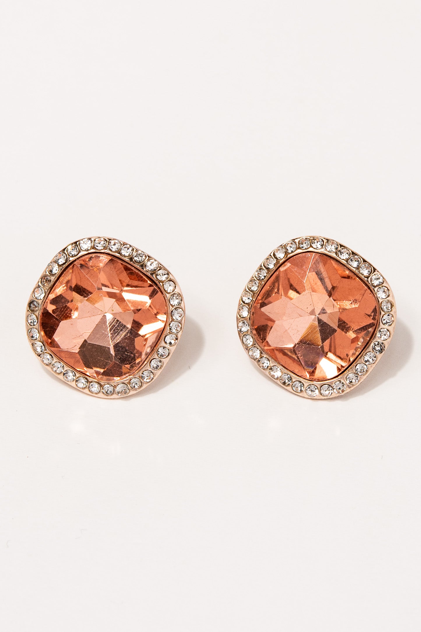 Gemma Diamond Halo Stud Earrings