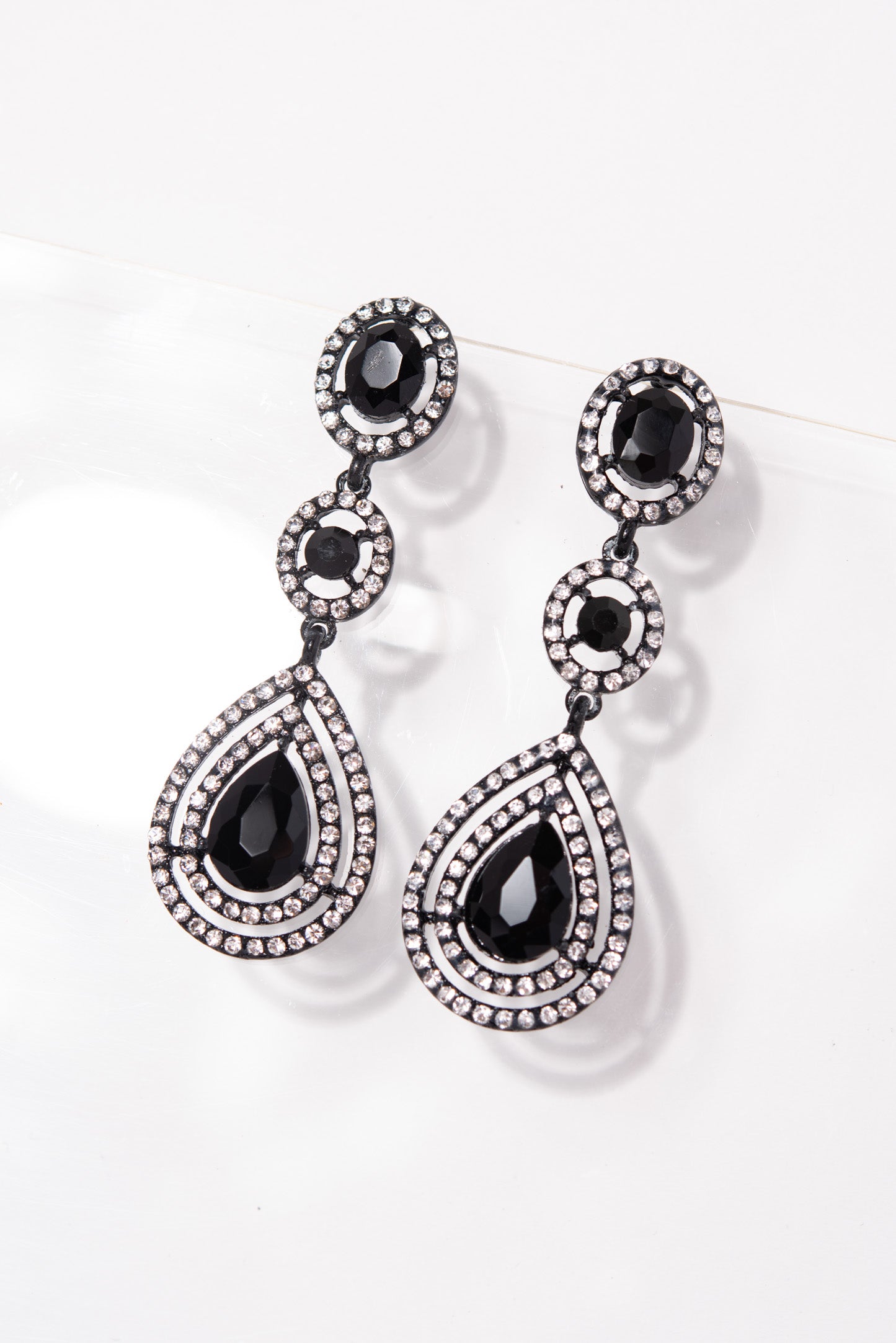 Maeve Drop Rhinestone Earrings