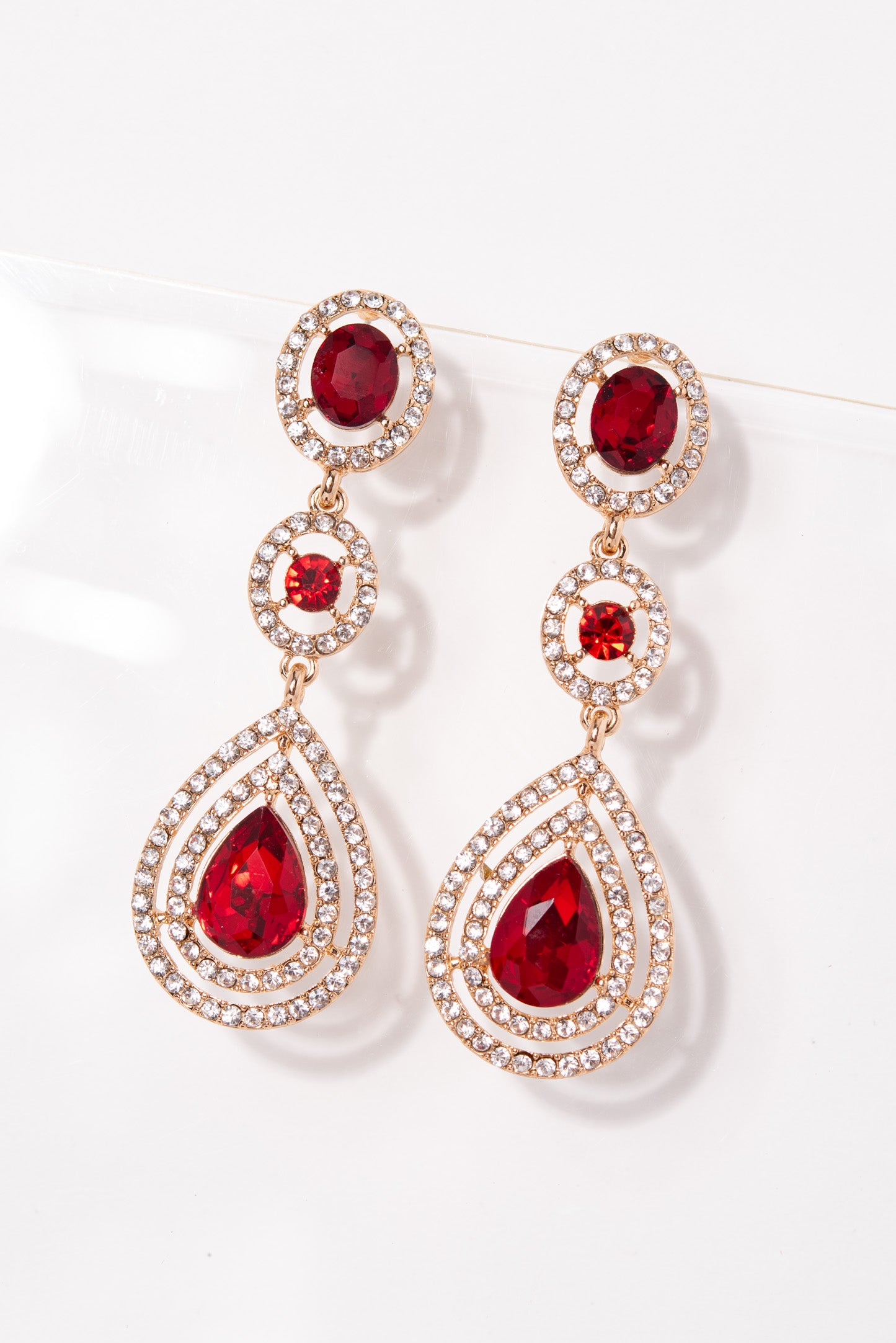 Maeve Drop Rhinestone Earrings