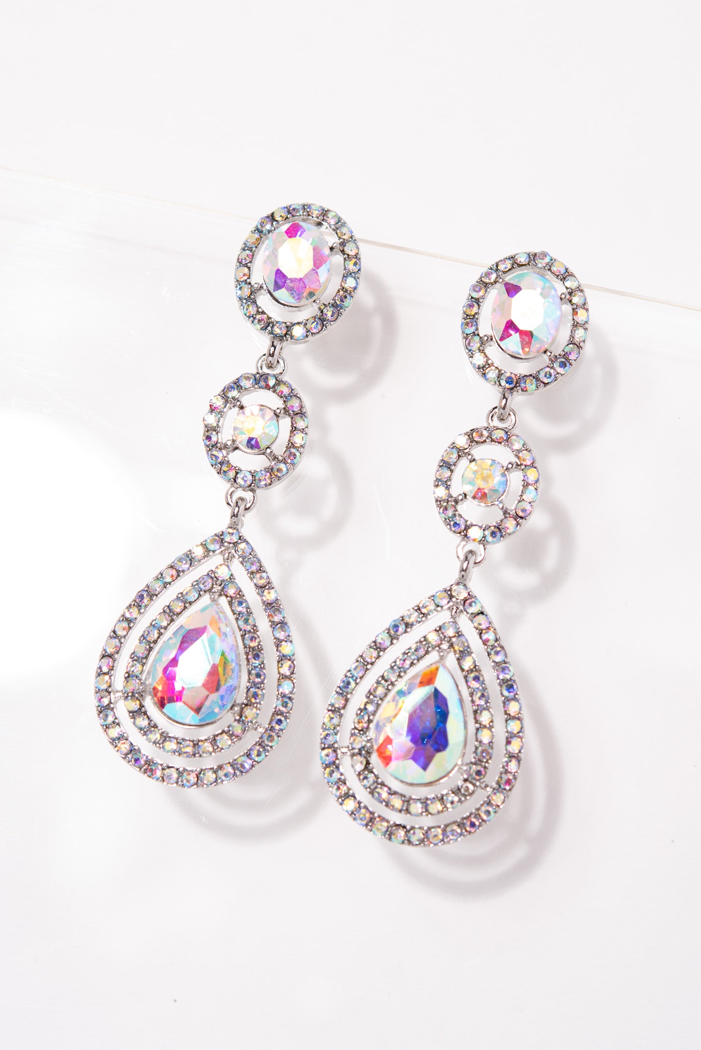 Maeve Drop Rhinestone Earrings