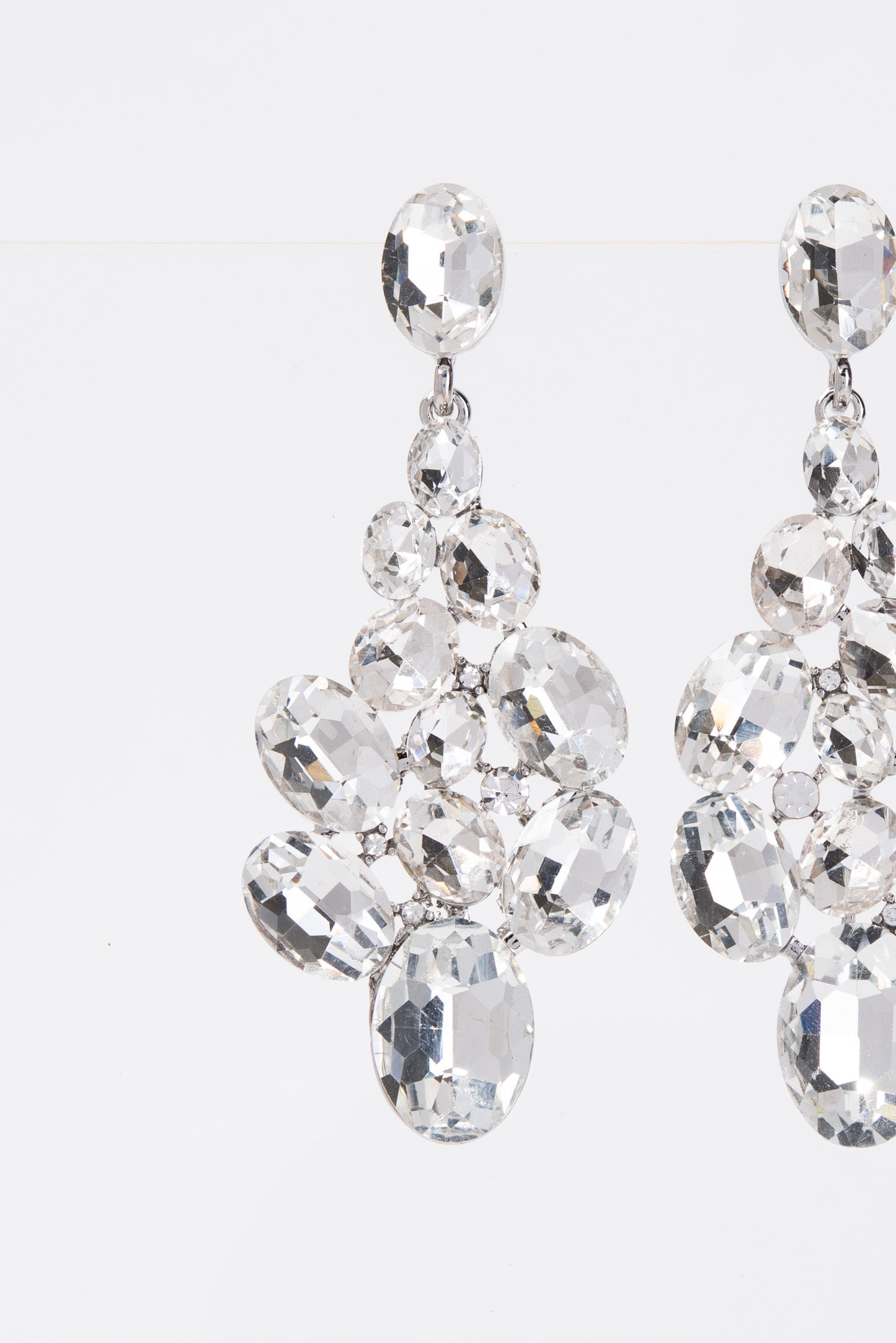 Eliana Crystal Cluster Earrings