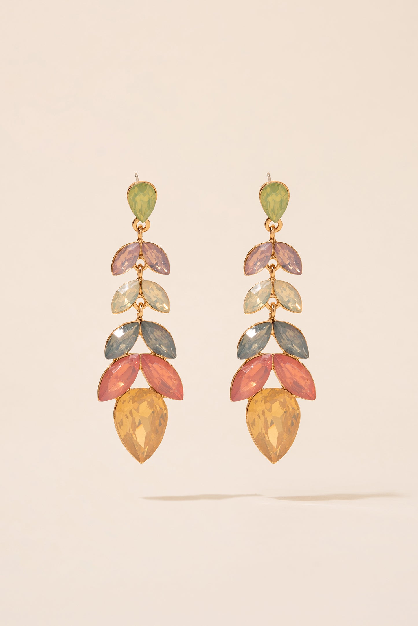 Lillian Flower Petal Earrings