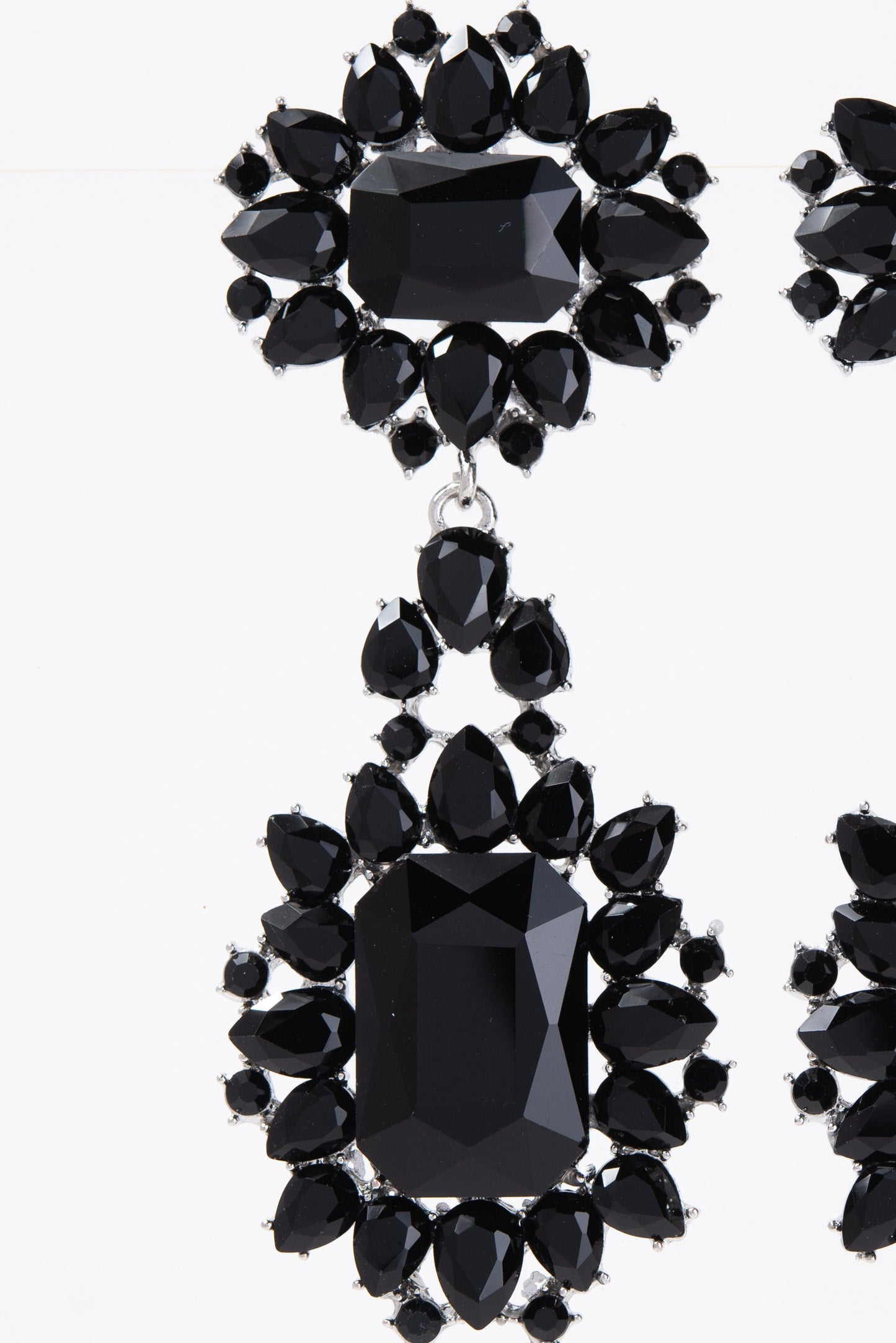 Zara Baroque Crystal Cluster Earrings