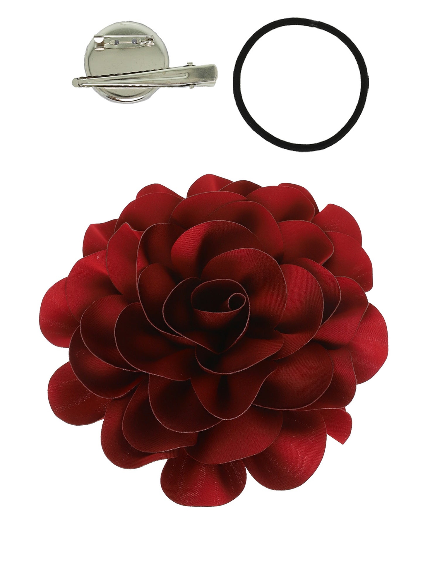 Camellia Flower Pin and Hair Clip