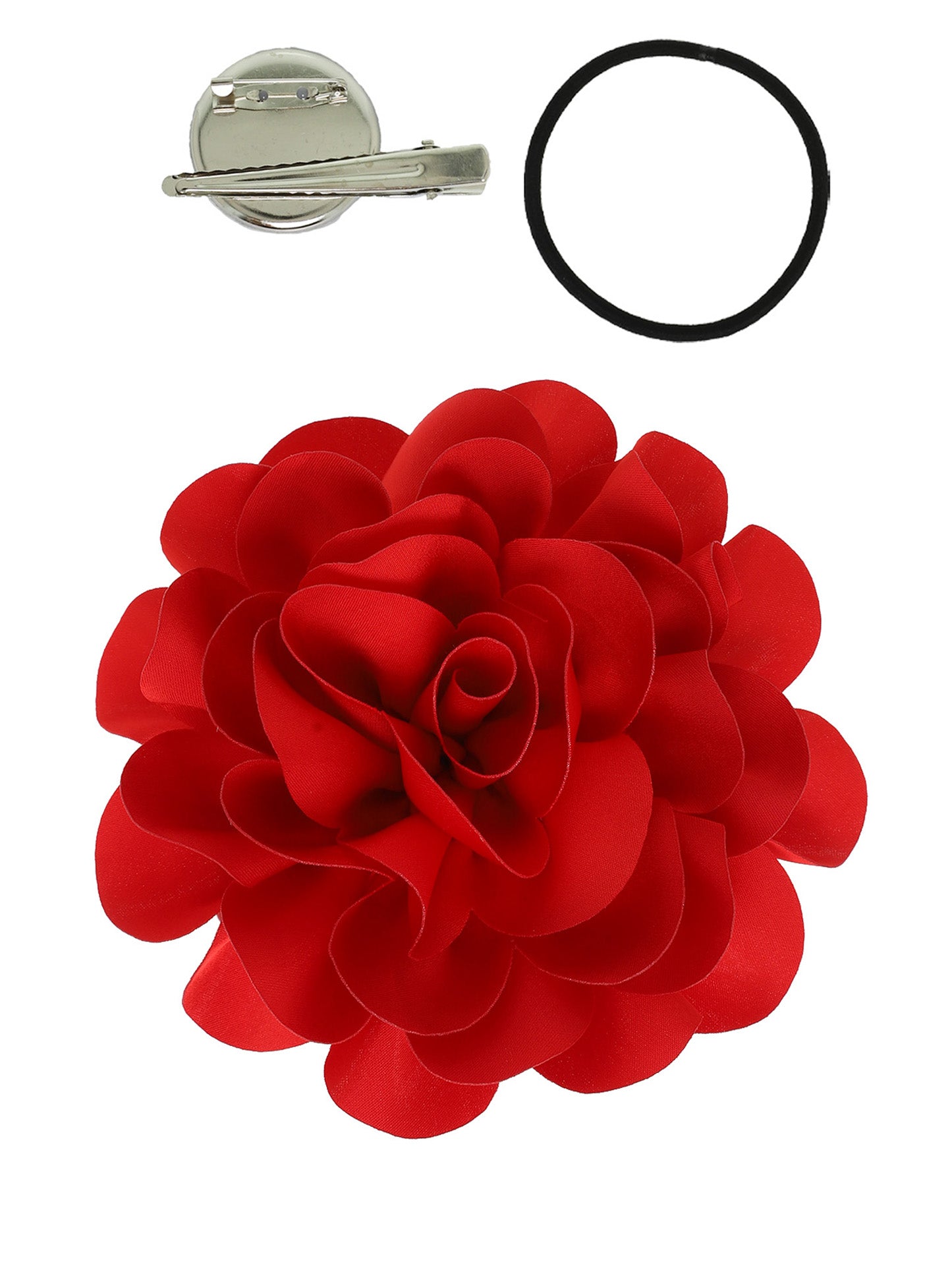 Camellia Flower Pin and Hair Clip