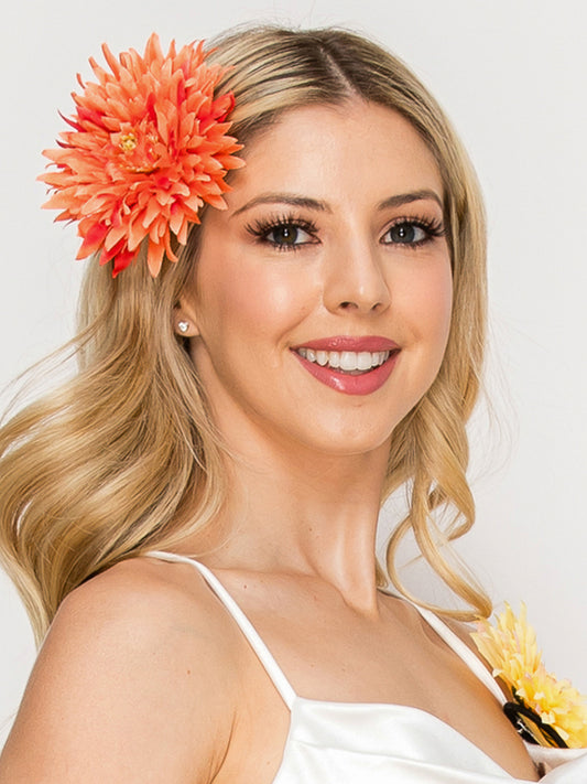 Molly Chrysanthemum Flower Pin and Hair Clip