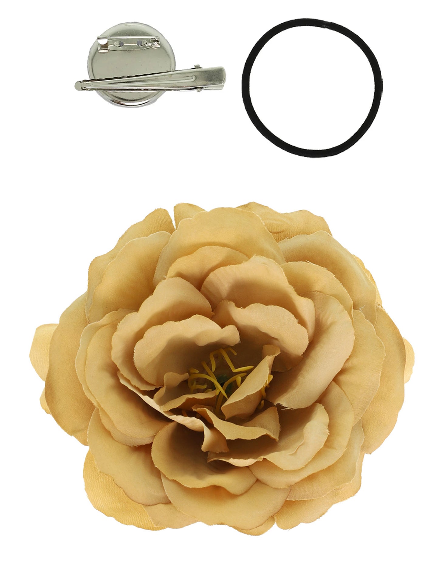 Eleanor Peony Flower Pin and Hair Clip Tie Accessory