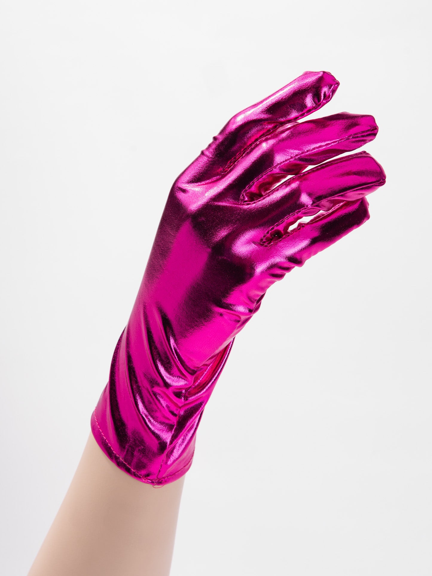 Nova Wrist Length Metallic Gloves