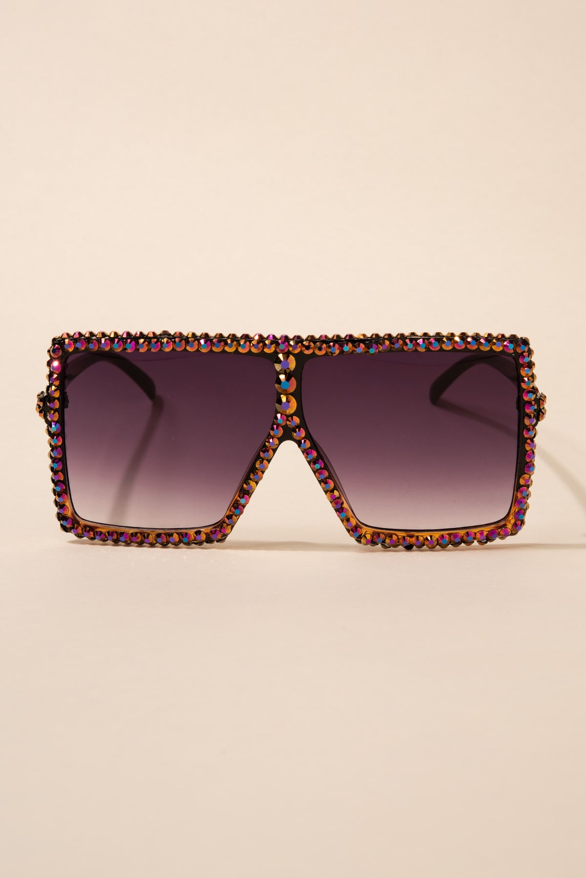 ✨ 5-Piece Oversized Rhinestone Sunglasses Fashion Shades Lot –Square Glam Frames Oversized Pentagon Funky Disco Best Seller Rhinestone  main image 3