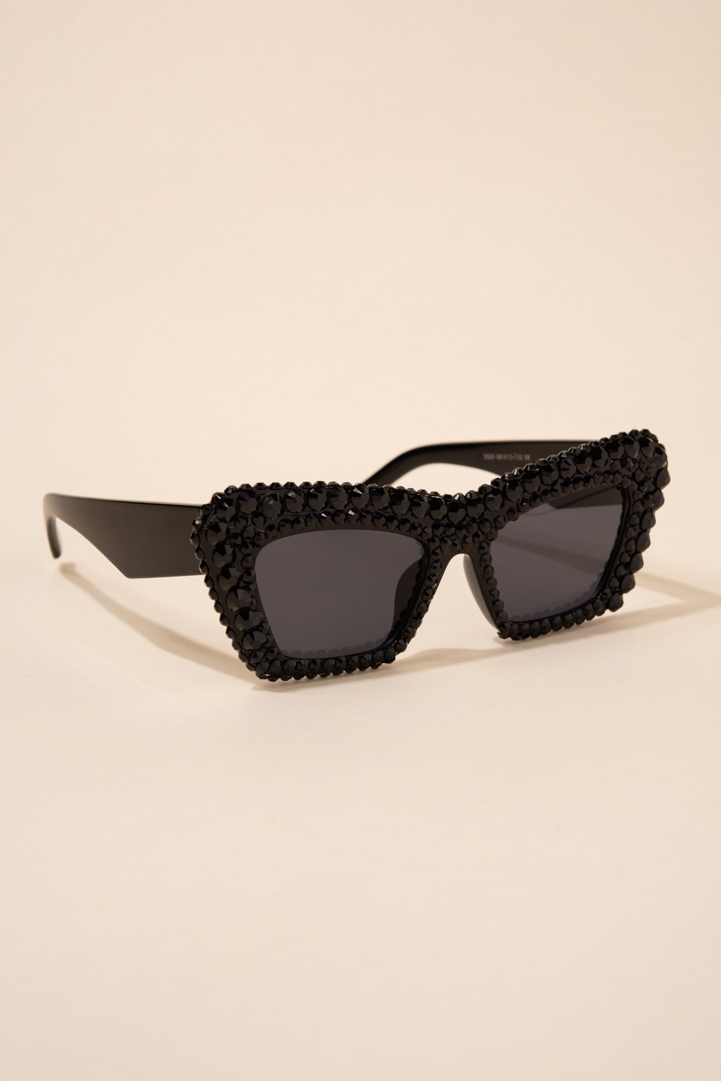 Alison Retro Cat Eye Rhinestone Sunglasses