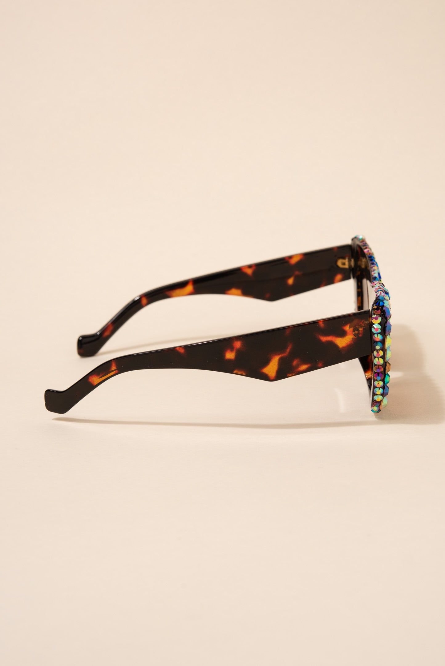 Alison Retro Cat Eye Rhinestone Sunglasses