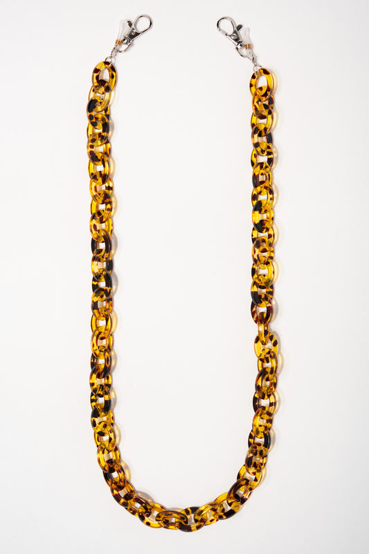 Bailey Glasses & Mask Chain - Leopard