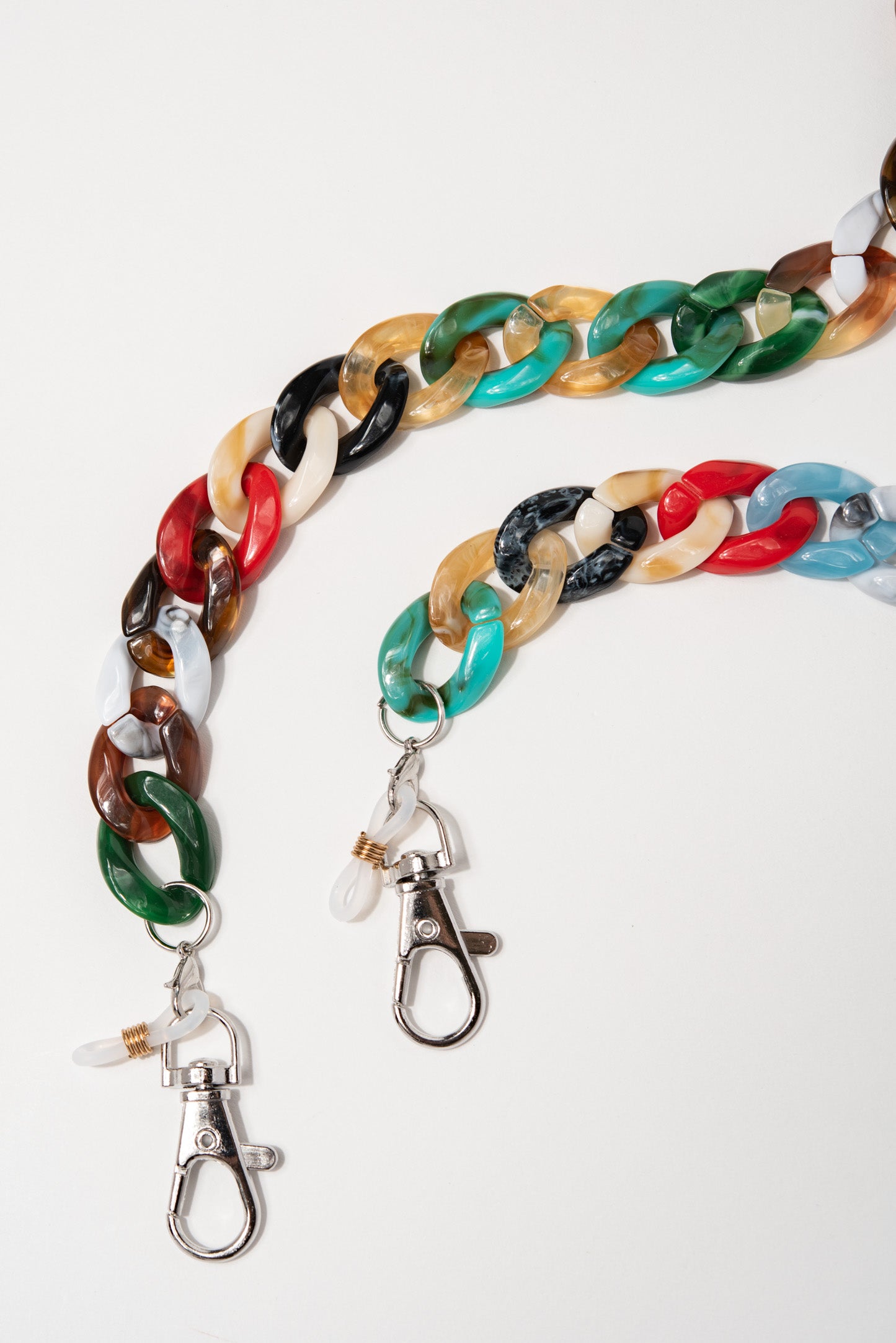 Emma Glasses & Mask Chain Link - Multi Color