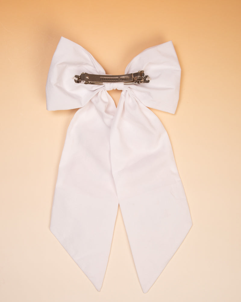 Jayleen GameDay Basketball Crystal Stone Bead Bow Barrette Hair Clip
