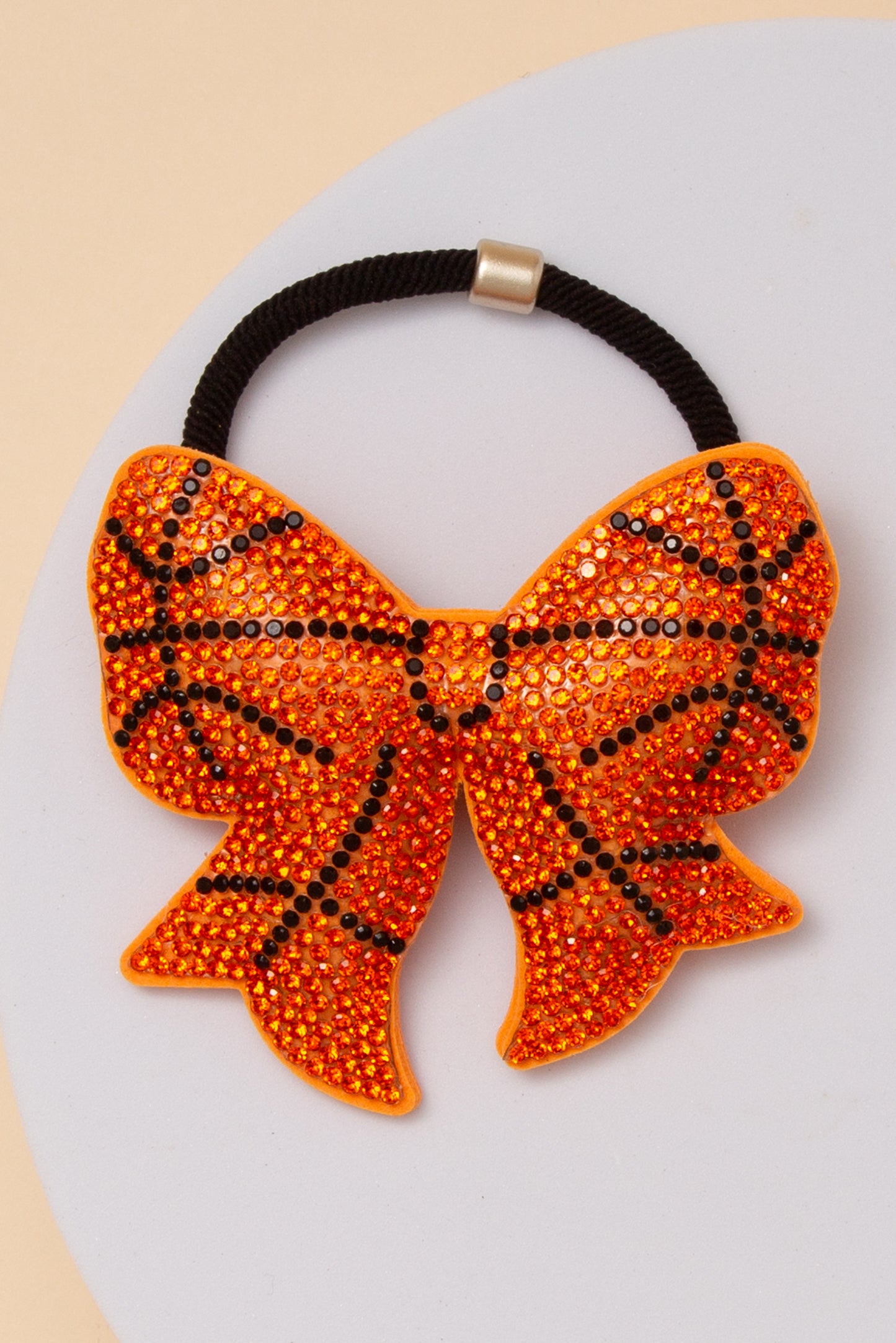 Stella Gameday Sports Theme Bow Hair Tie with Rhinestone