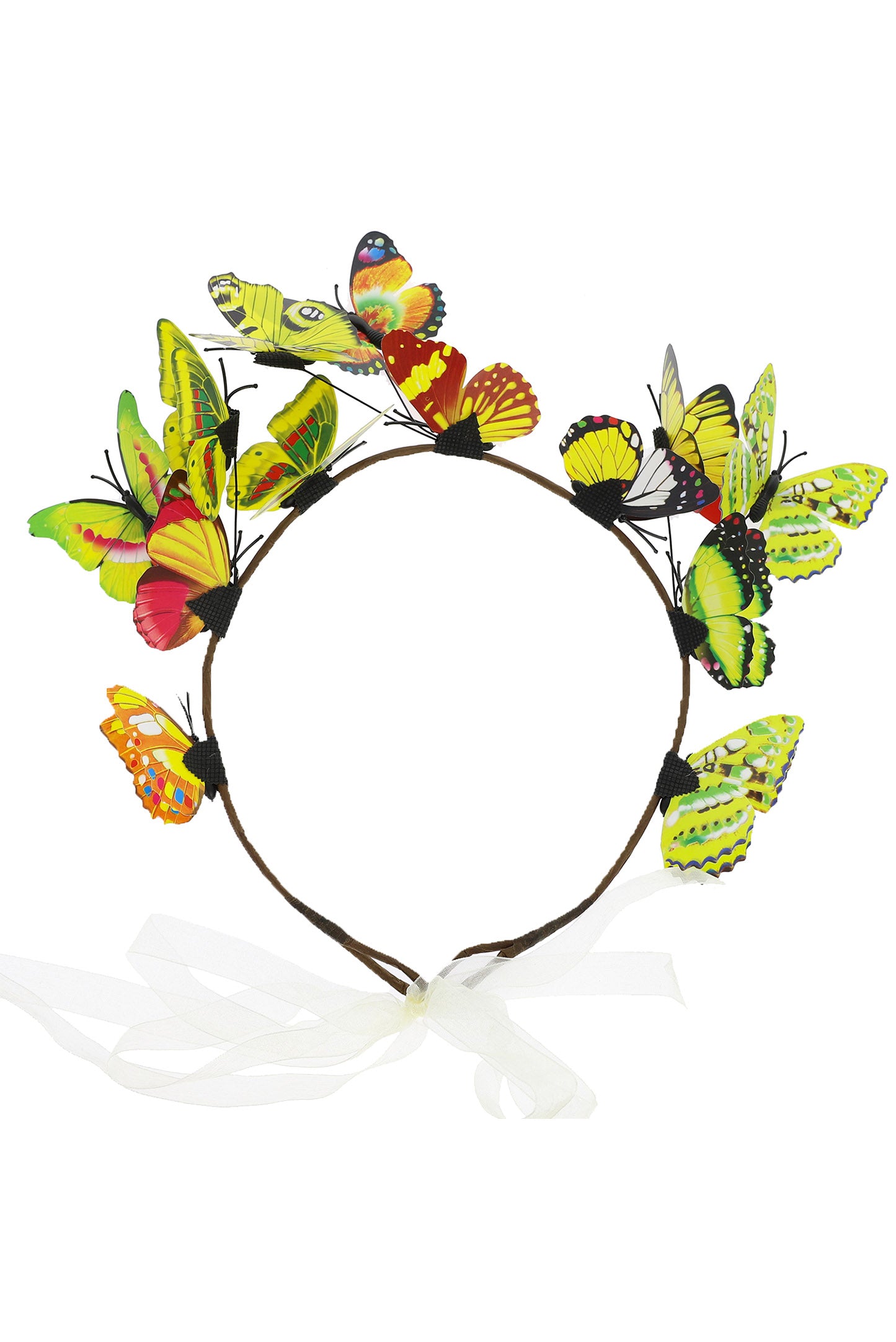 Noelle Butterfly Ribbon Closure Headband