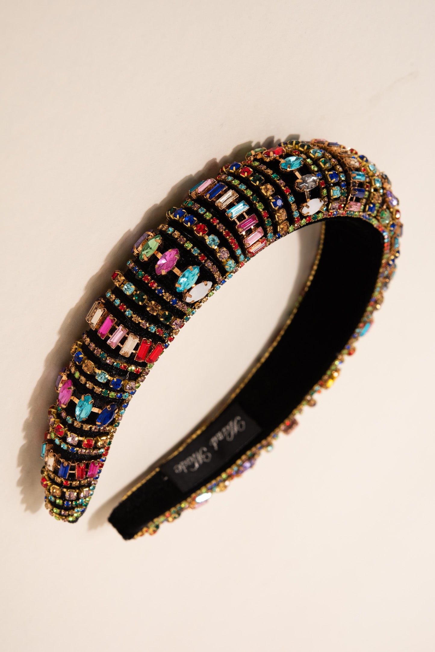 Tribeca Padded Colorful Rhinestone Headband