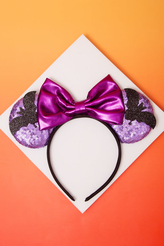 Margaret Bat With Bow Halloween Headband