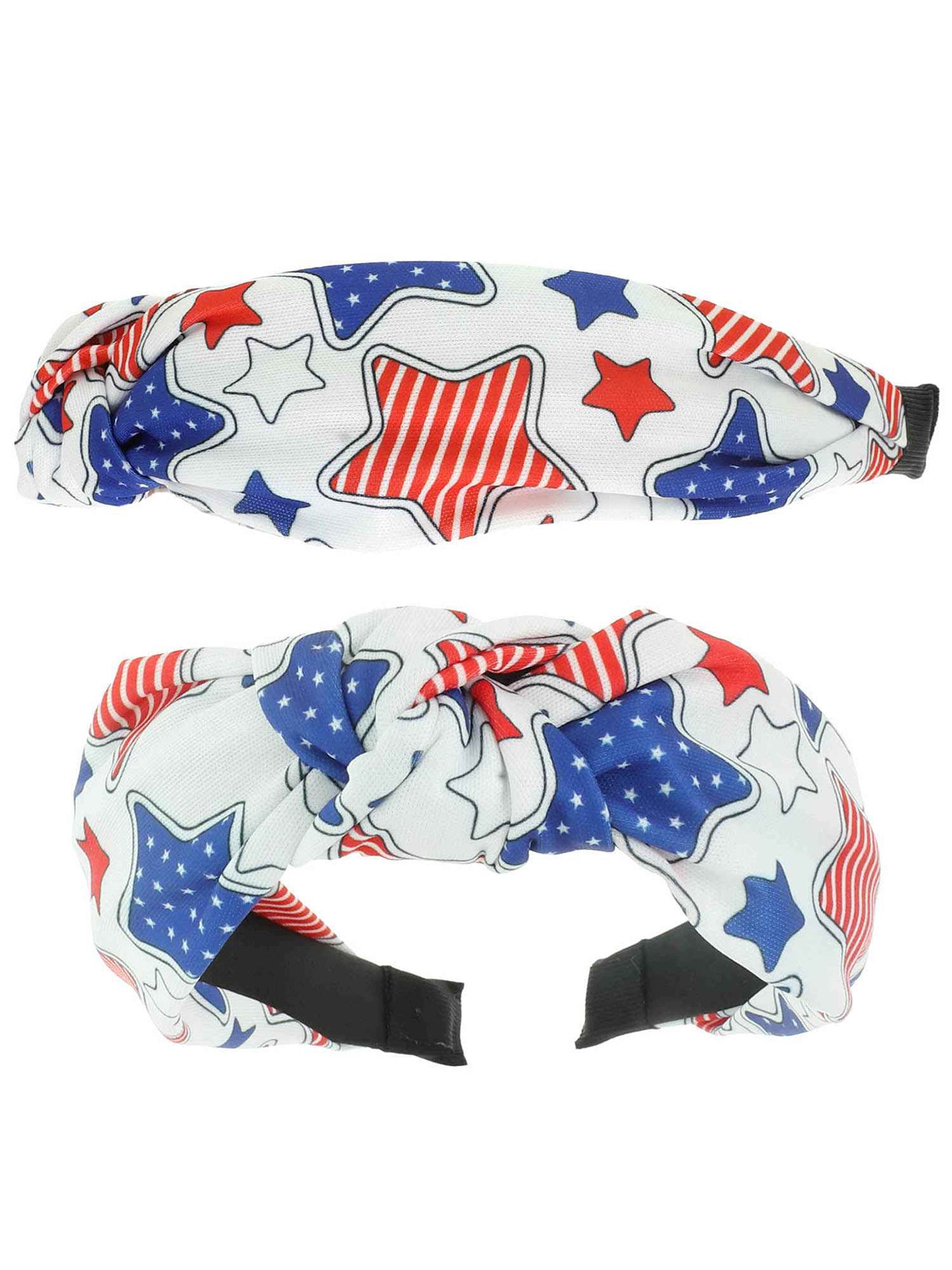 Eden Patriotic American Flag Theme Top Knotted Headband