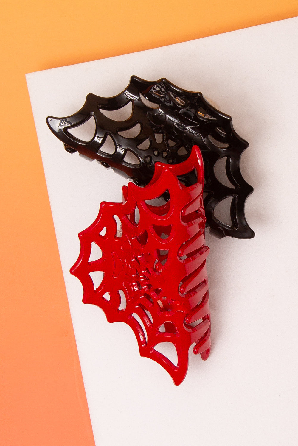 Isabelle Halloween Spiderweb Hair Clip
