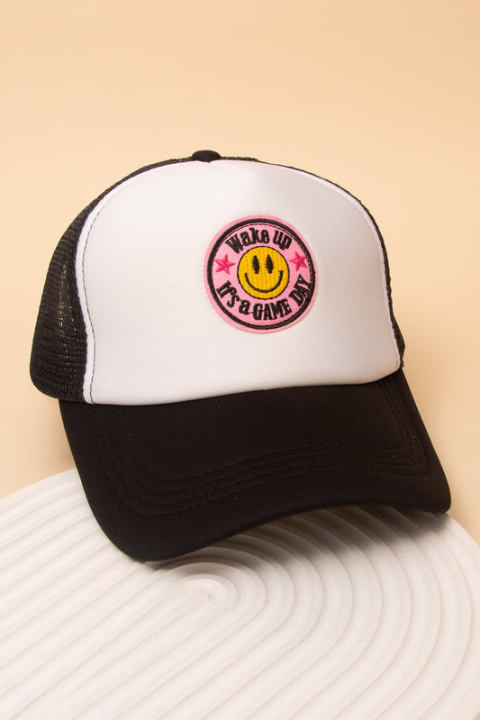 Emily Gameday Mesh Backing Baseball Cap | Black