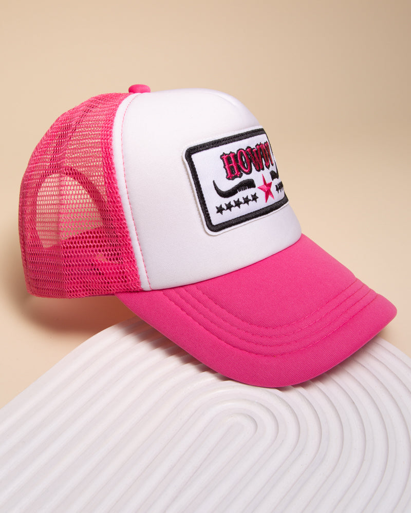 Amy Western "Howdy" Two-Tone Trucker Hat