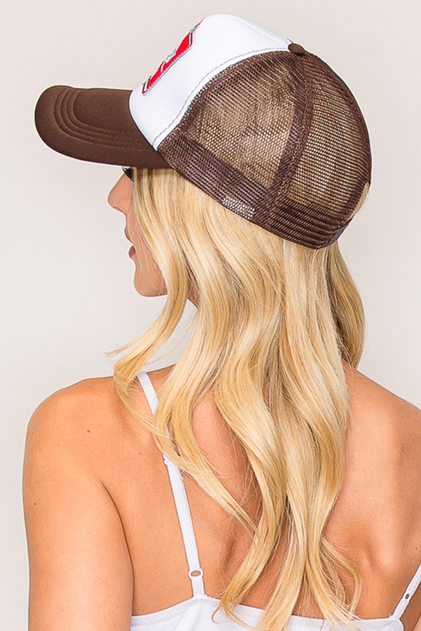 Carrie Cowboys  & Tequila Mesh Backing Trucker Cap