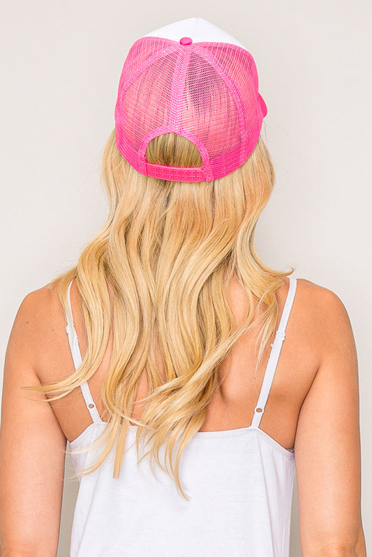 Dolly Western "Yeehaw" Colorful Trucker Hat