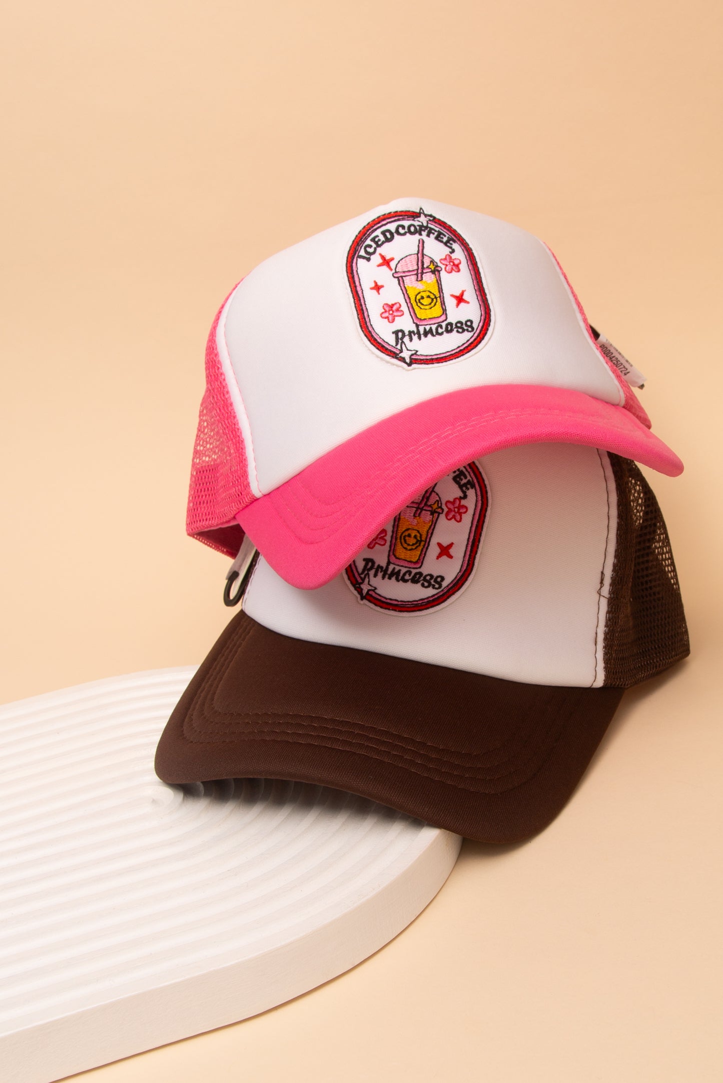 Hazel Ice Coffee Princess Mesh Backing Baseball Cap