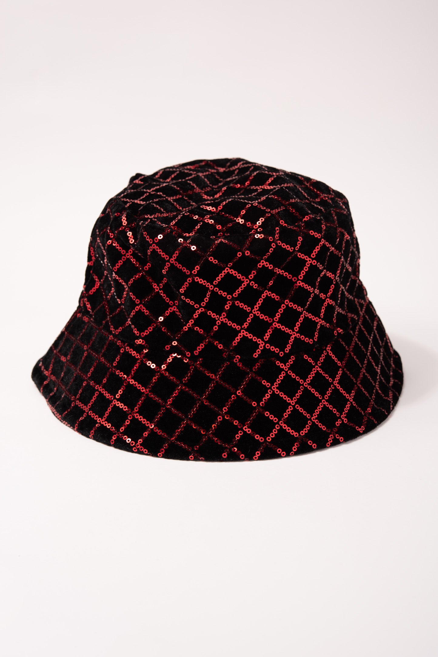 Diamond Sequin Bucket Hat