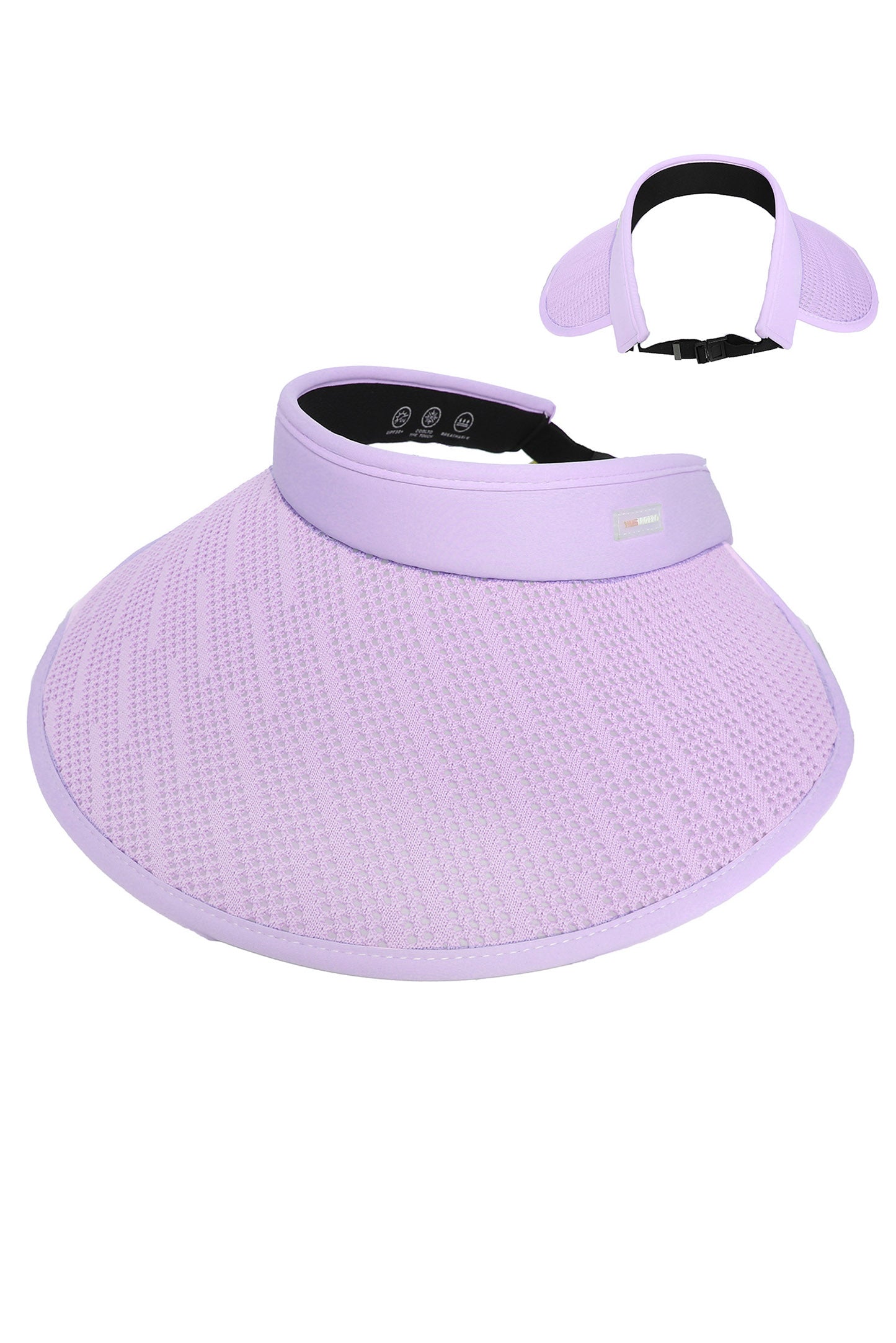 Aurora Fashion Wide Down Brim Fabric Sun Visor Hat