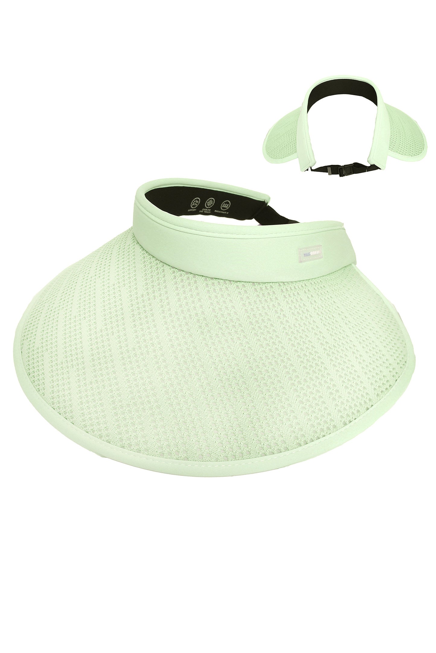 Aurora Fashion Wide Down Brim Fabric Sun Visor Hat