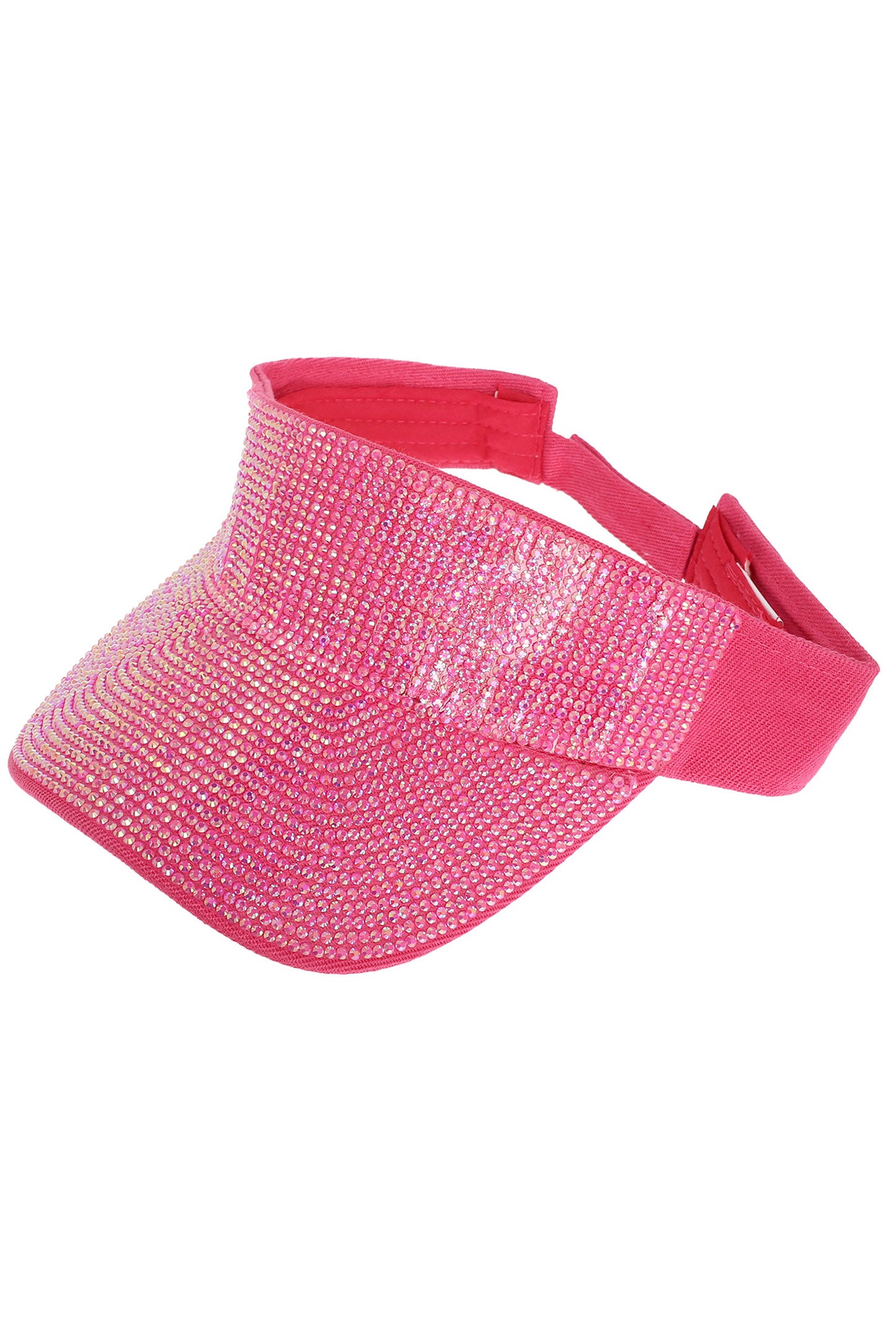 Riley Fashion Rhinestone Embellished Sun Visor Hat