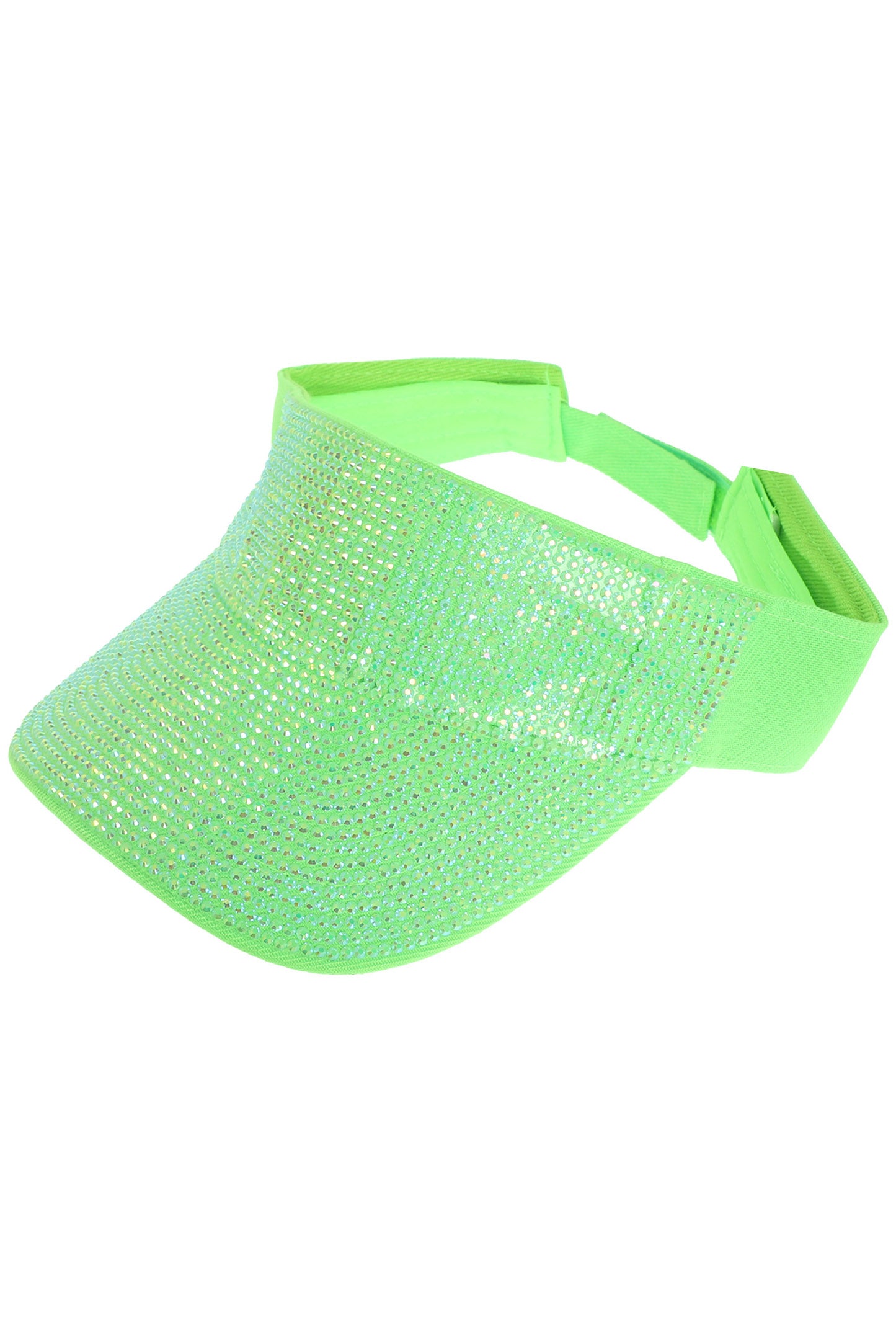 Riley Fashion Rhinestone Embellished Sun Visor Hat