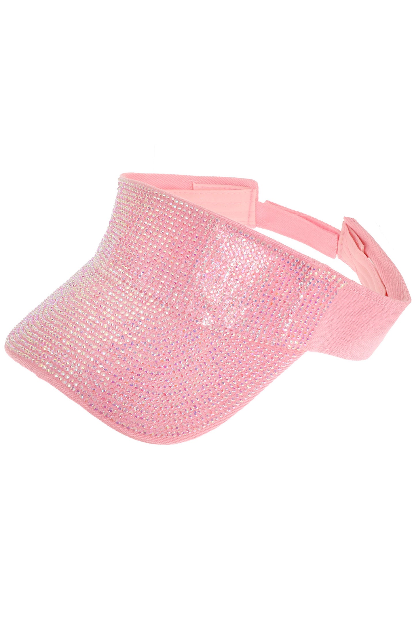 Riley Fashion Rhinestone Embellished Sun Visor Hat