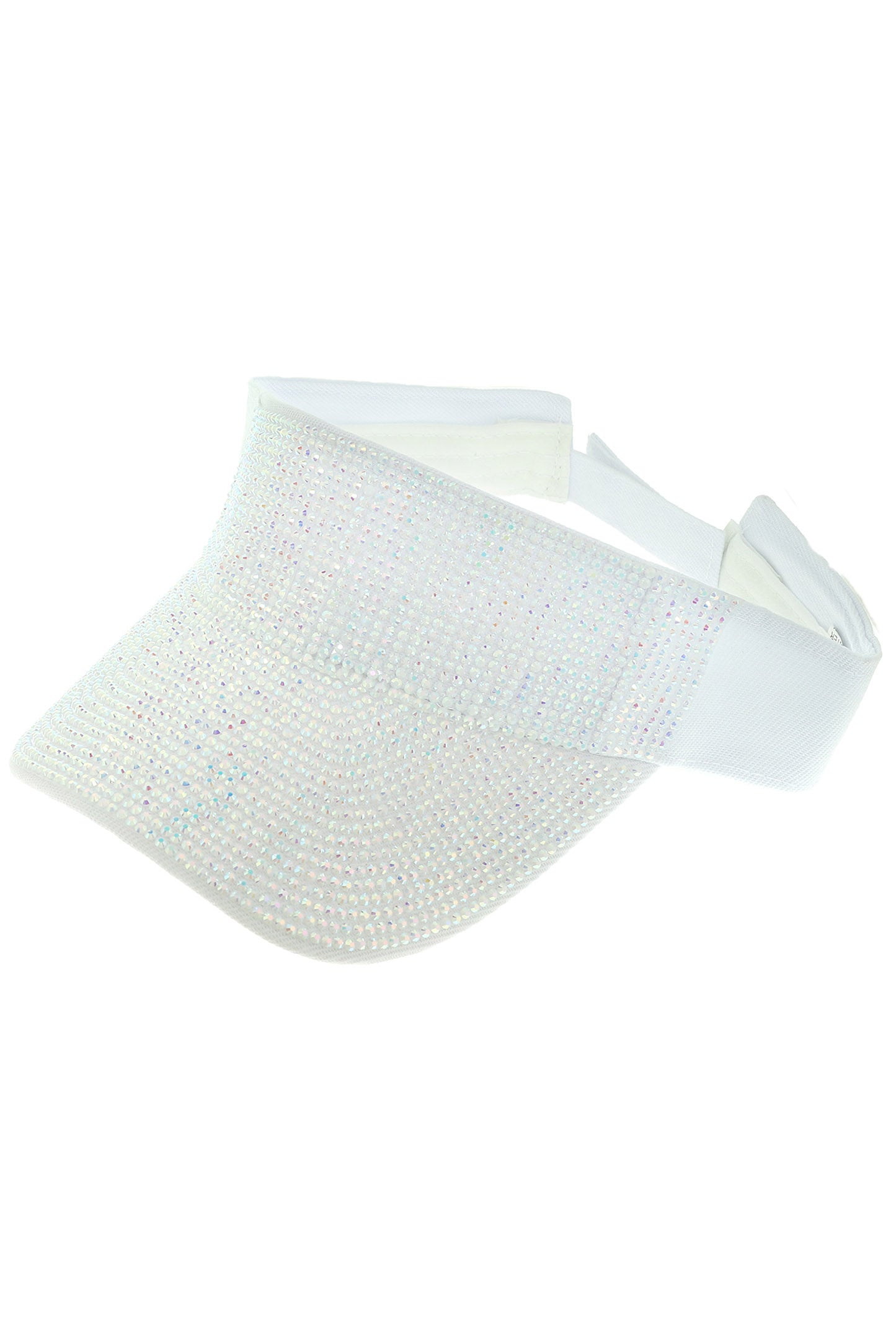 Riley Fashion Rhinestone Embellished Sun Visor Hat