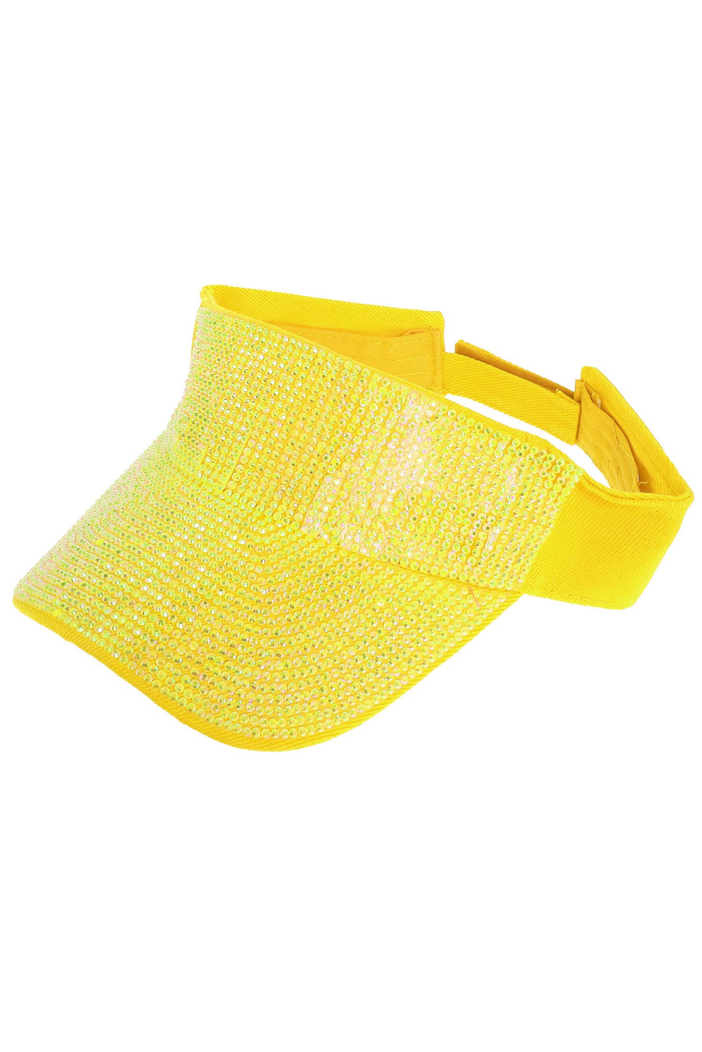 Riley Fashion Rhinestone Embellished Sun Visor Hat