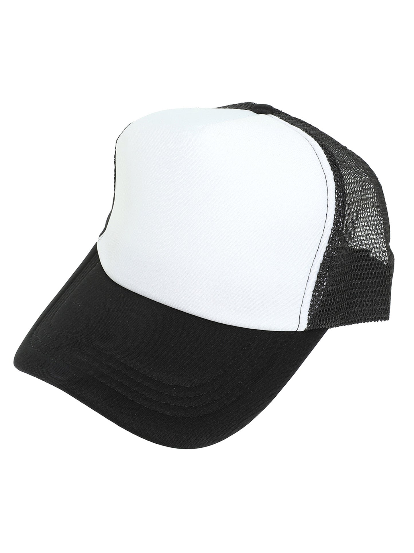 Amy Two Tone Color Mesh Backing Baseball Cap