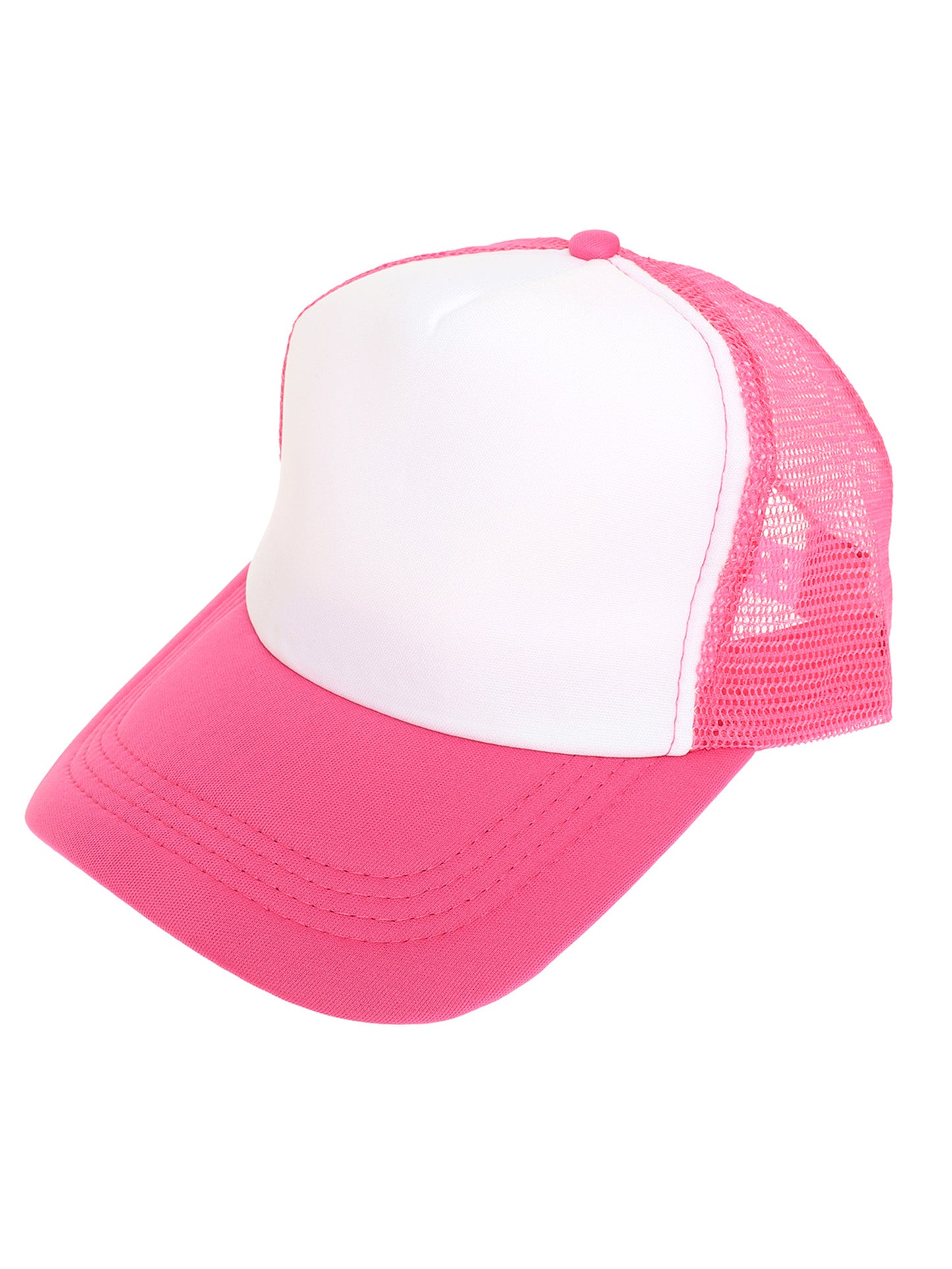 Amy Two Tone Color Mesh Backing Baseball Cap