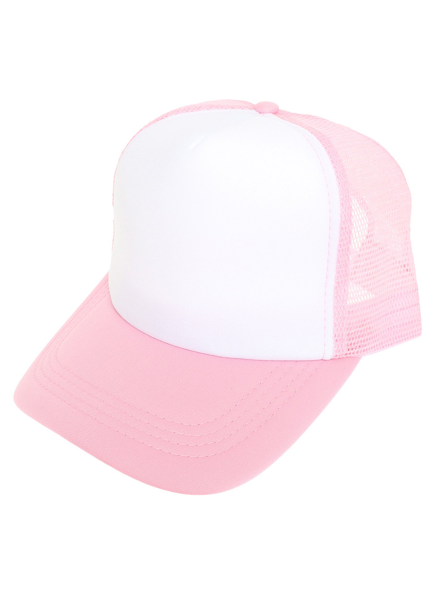 Amy Two Tone Color Mesh Backing Baseball Cap