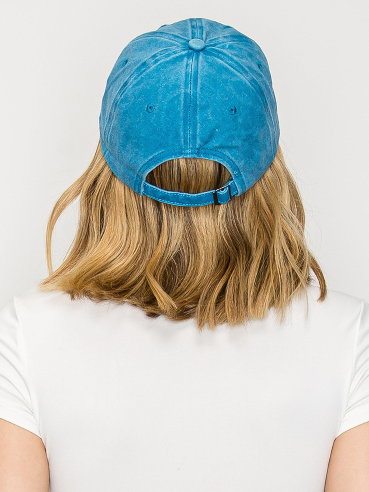 Sienna Ribbon Cherries Embroidered Relaxed Denim Fit Baseball Cap