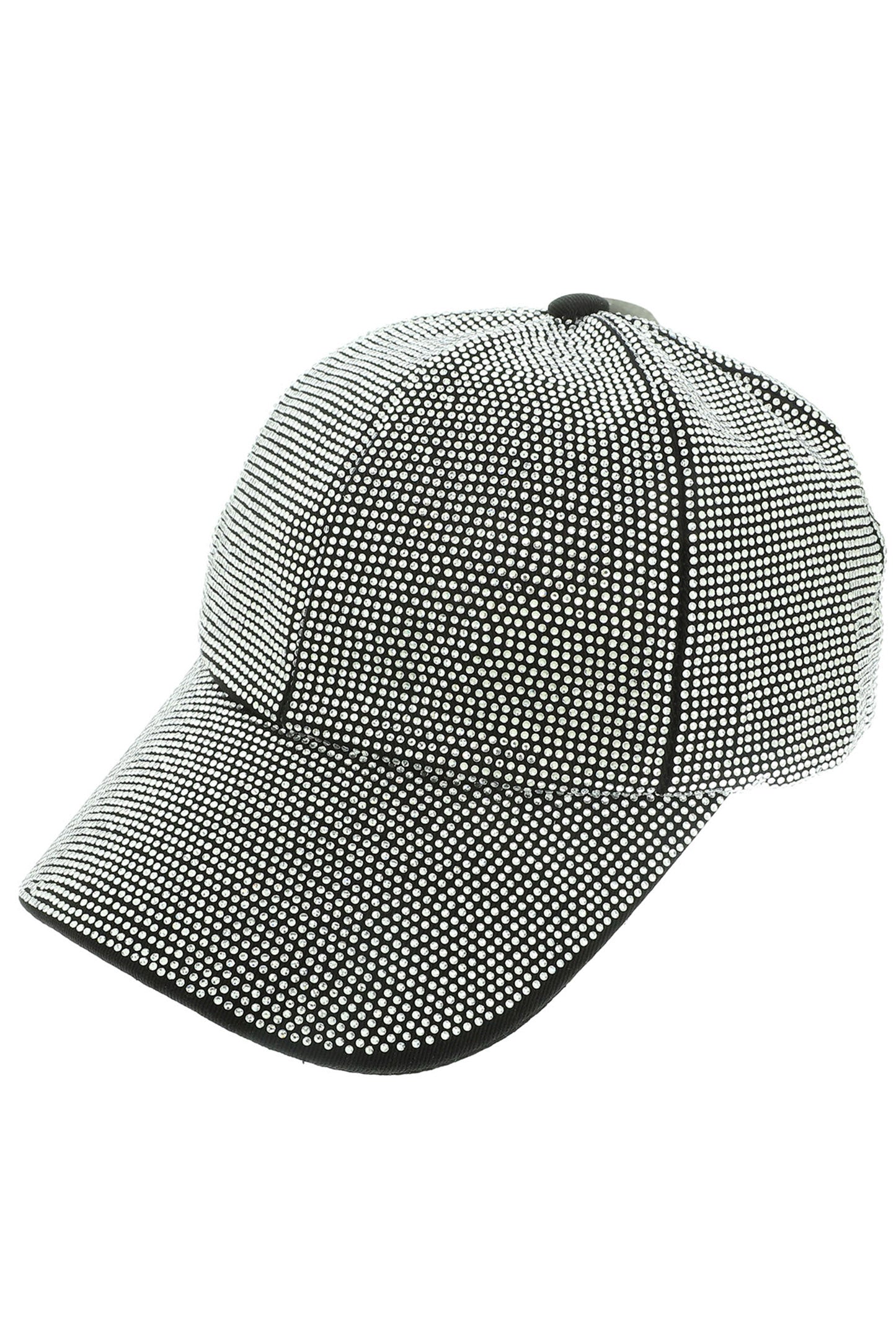 Olivia Rhinestone Studded Leopard Print Baseball Cap