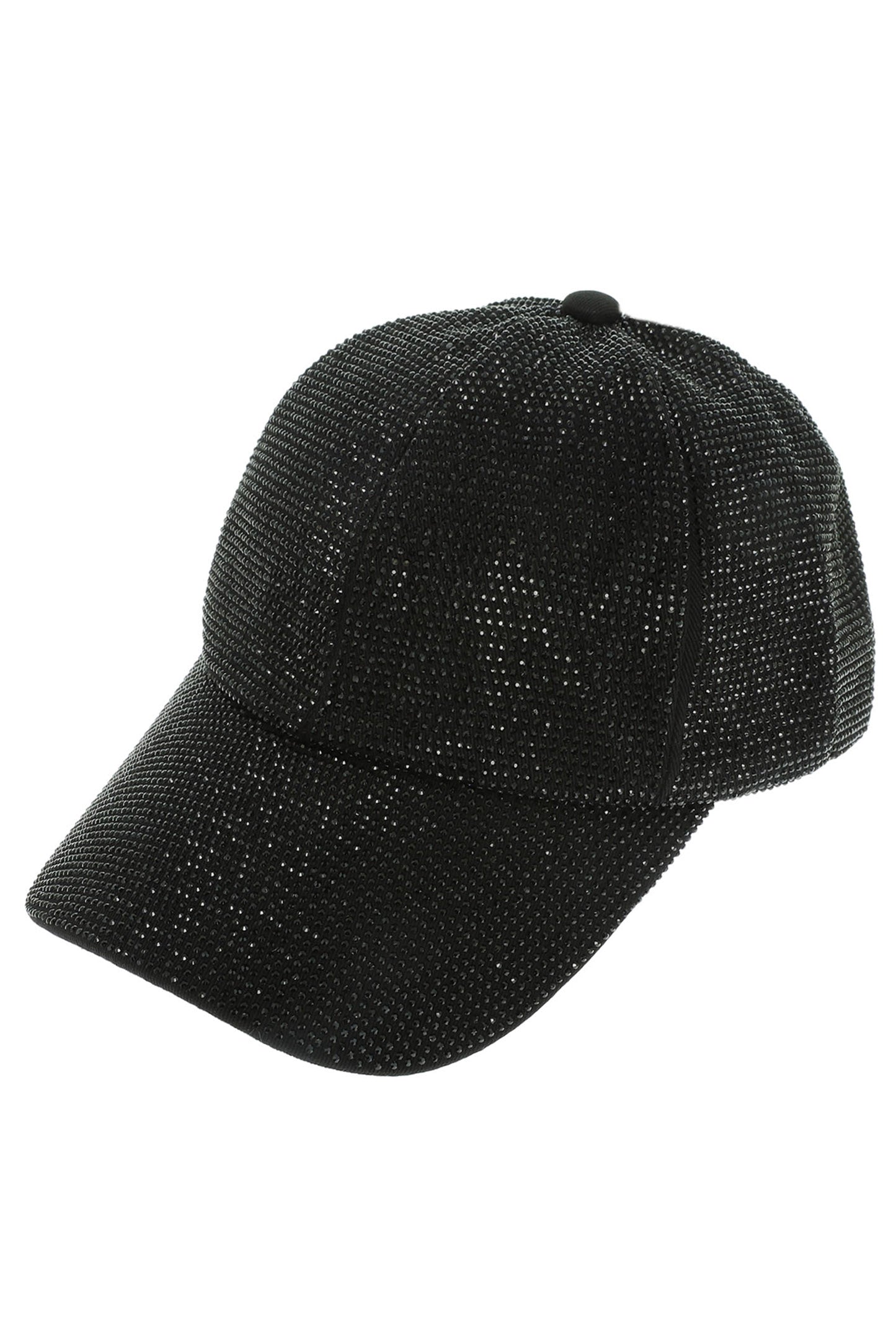 Olivia Rhinestone Studded Leopard Print Baseball Cap